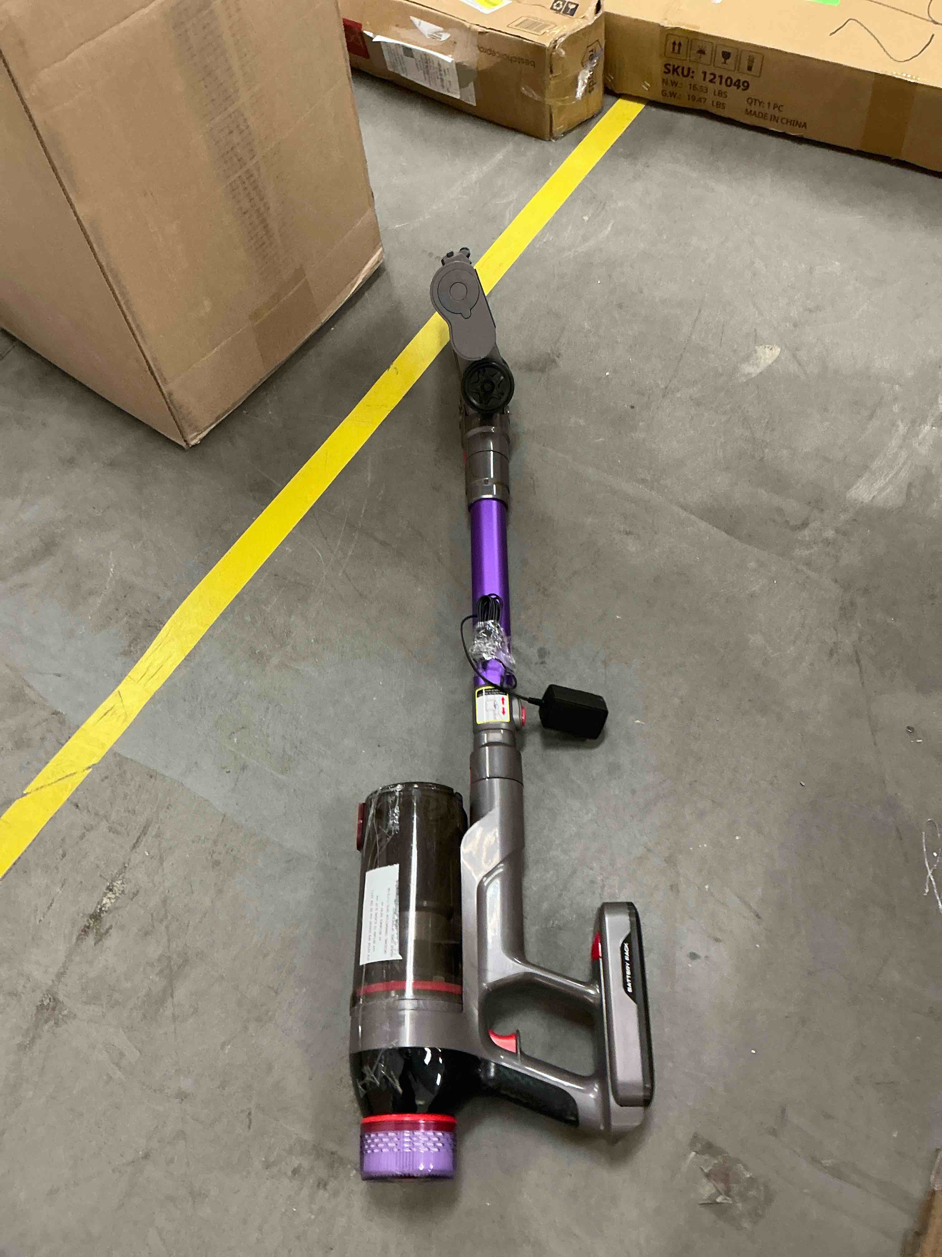Condition photo showing Good Condition for Hosaud Cordless Vacuum Cleaner - 45000pa 550W 55mins 2600mAh Lightweight Stick Vacuum Cleaners for Home Pet Hair Carpet Floor Purple
