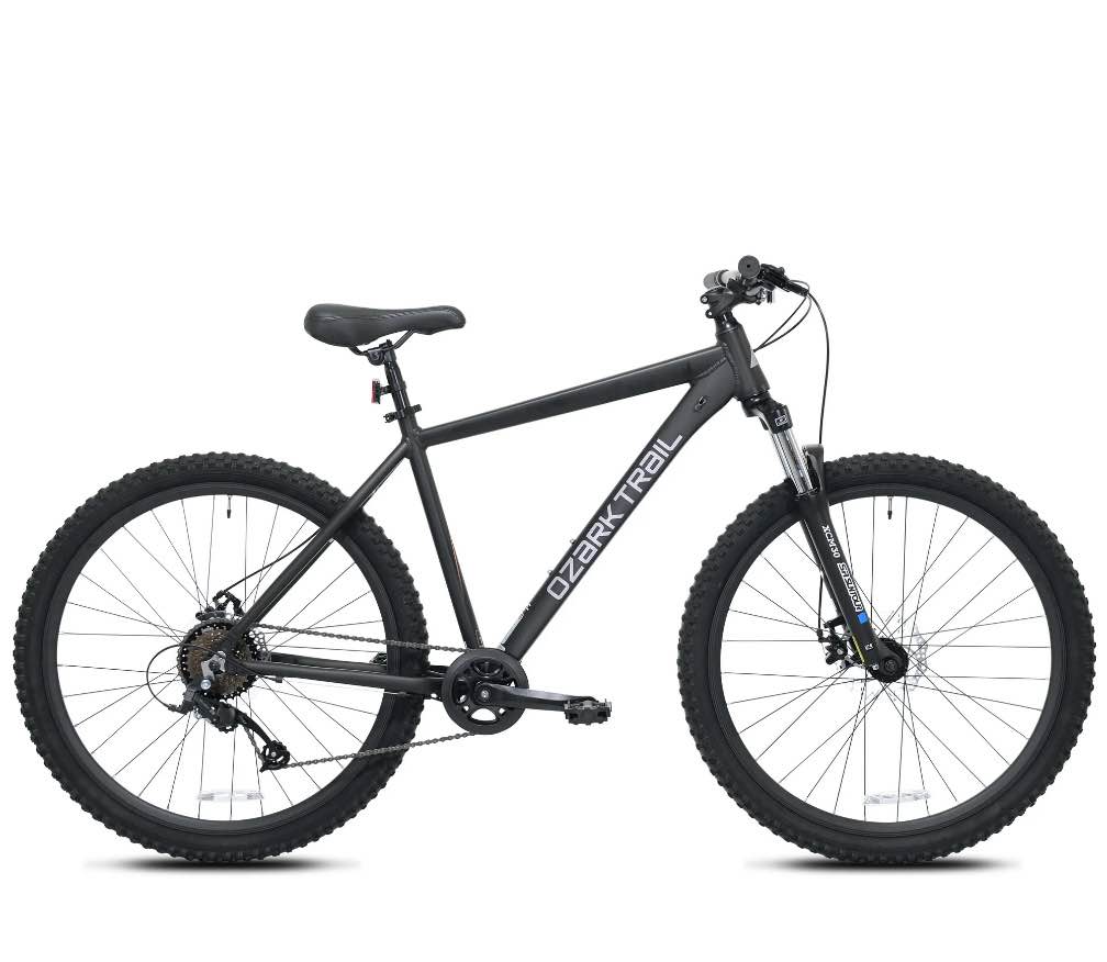 Condition photo showing New/Like New for Ozark Trail 27.5" Vibe Mountain Bike, Large Frame, Fits Riders 5'9" - 6'2"+, Black, Adult, Unisex