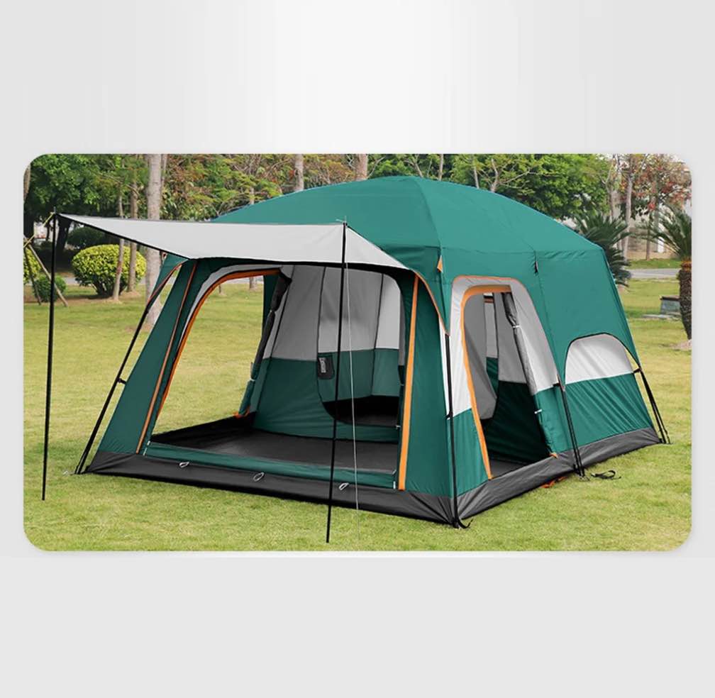 Eccomum 12-Person Family Cabin Tent with Divided Curtains