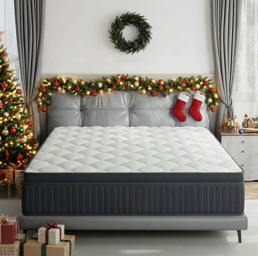 Full Mattress, Babo Care 12 Inch Cooling-Gel Memory Foam and Individually Pocket Innerspring Hybrid Mattress, Full Bed Mattress in a Box, CertiPUR-US Certified, Medium Full Size Mattress