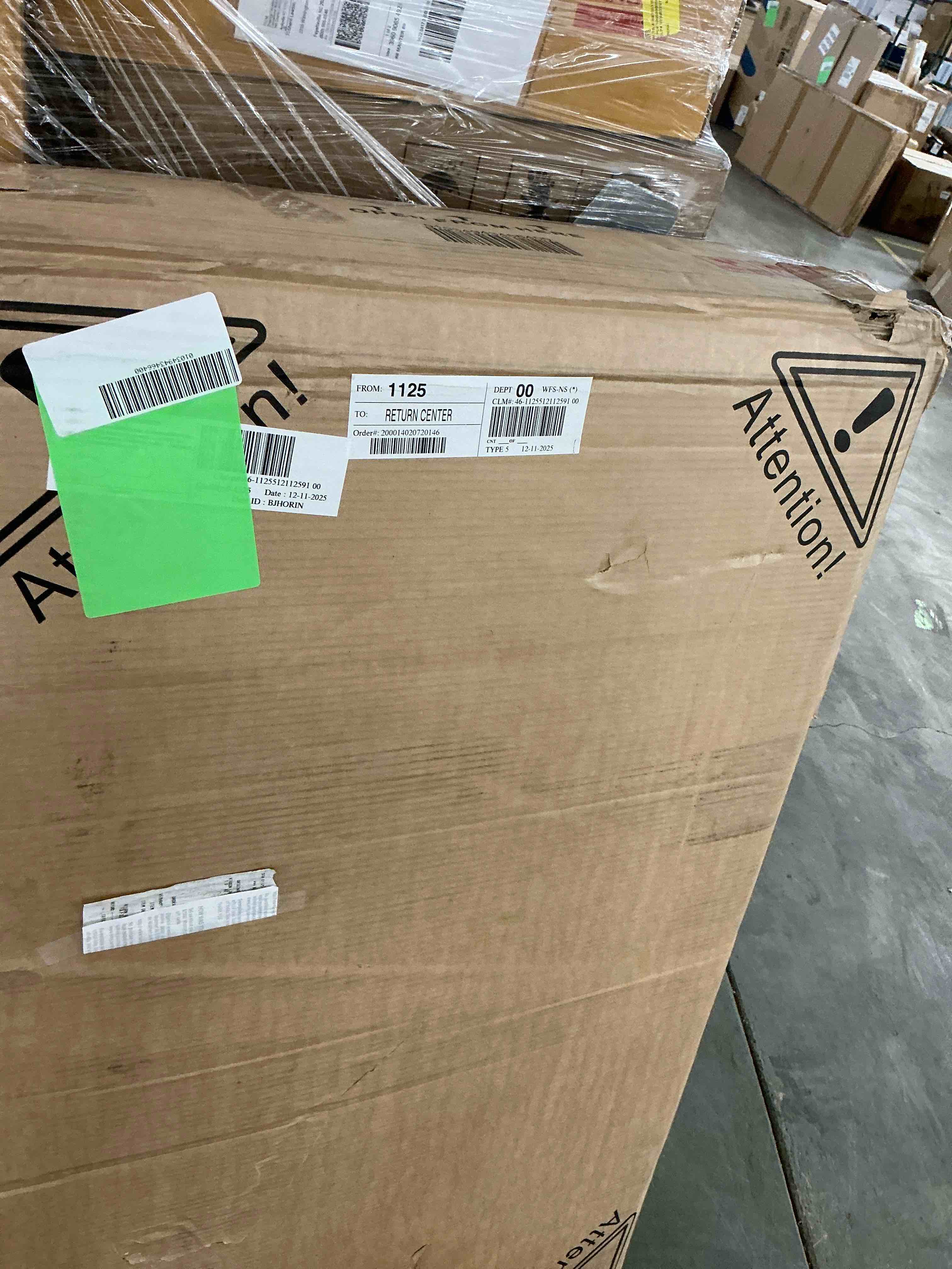 Condition photo showing Good Condition for Ktaxon Large Makeup Vanity, Get Ready with Me GRWM Vanity Table Set w/ Visible Glass Top w/ Charging Station, White