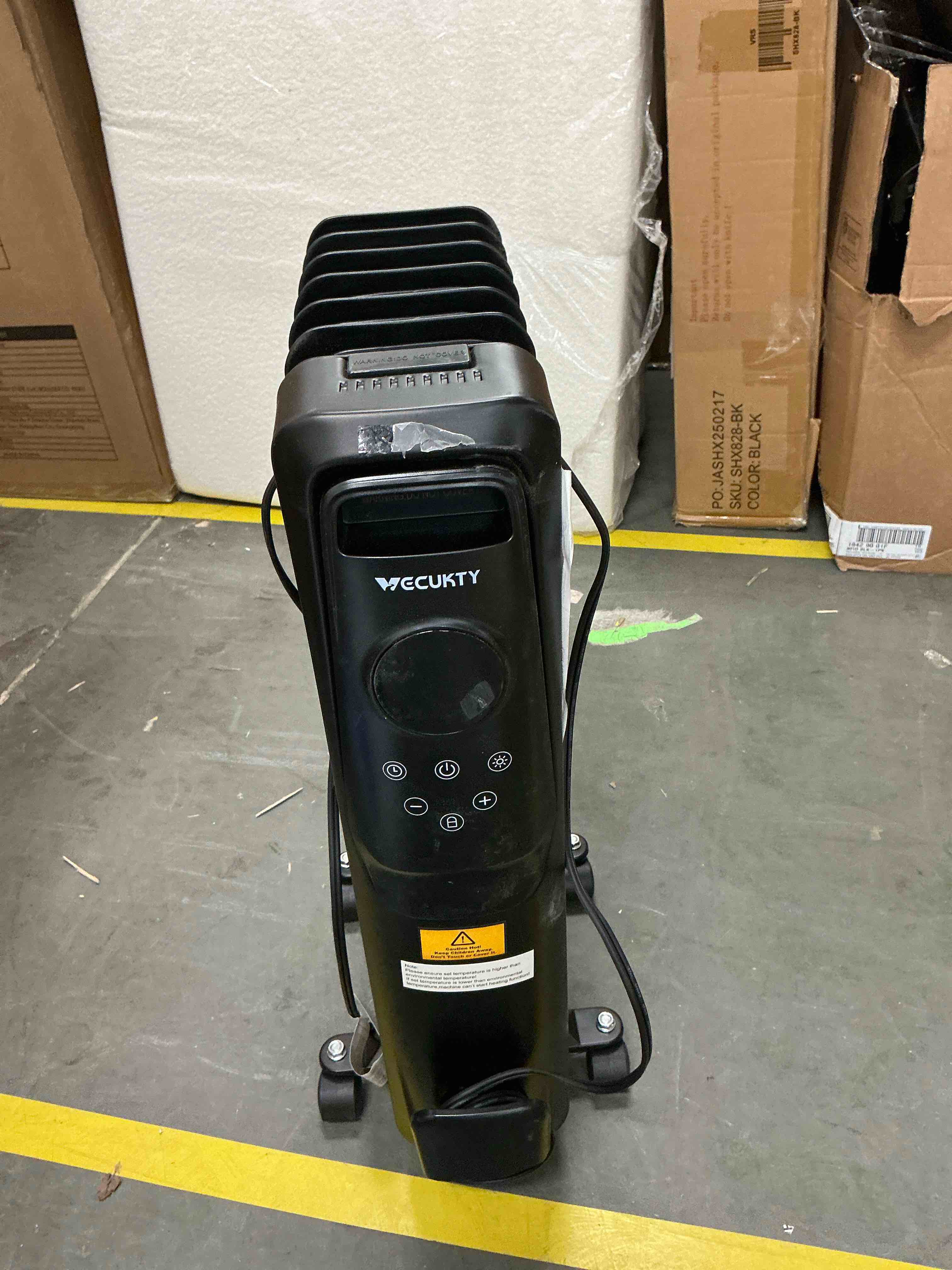 Condition photo showing Good Condition for VECUKTY 1500W Oil Radiator Heater, Electric Oil Filled Space Heater Radiator with Remote Control,Child Lock,3