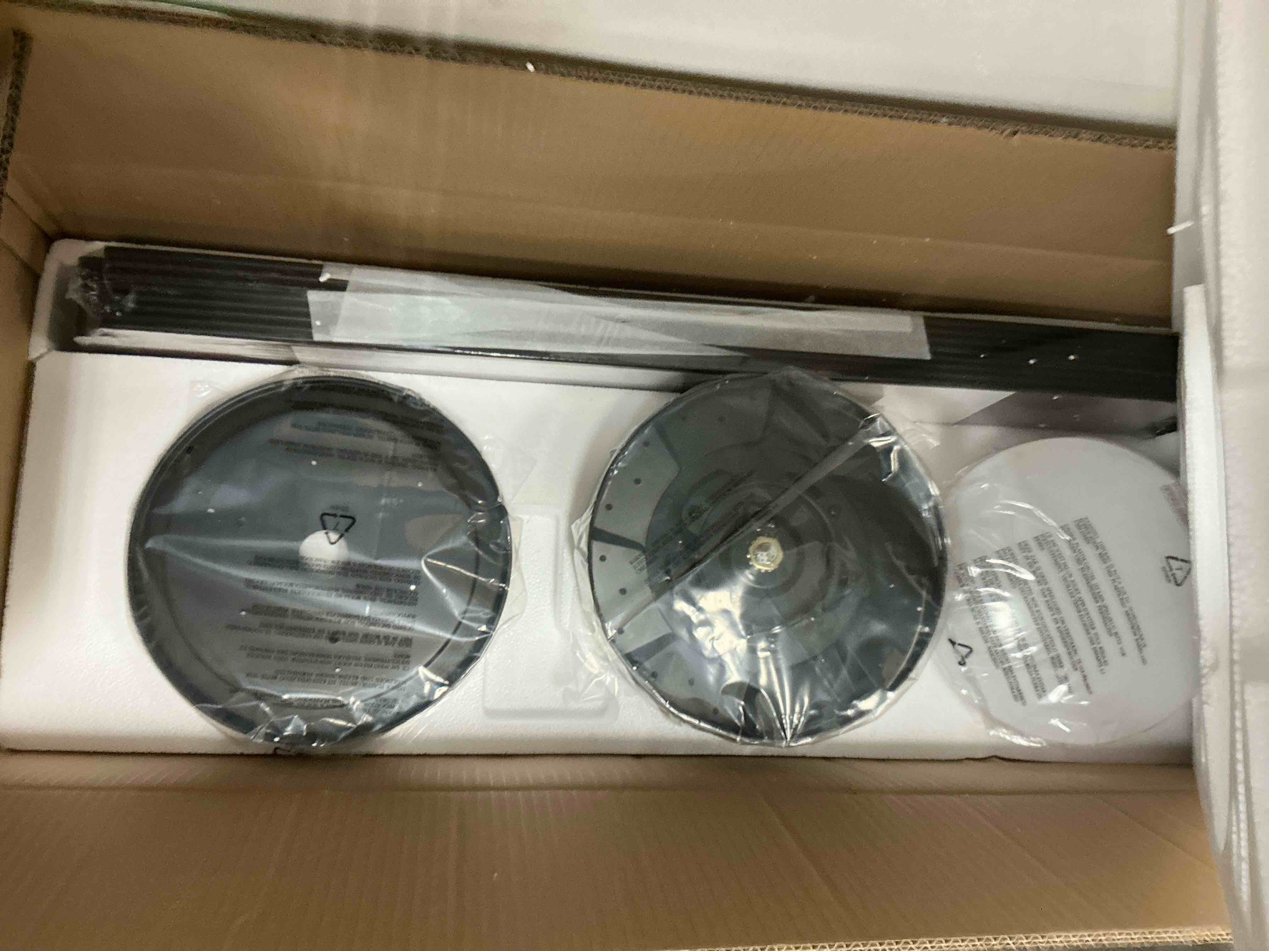 Condition photo showing New/Like New for Zardon 72 inch Large Ceiling Fan with Light and Remote, Modern Ceiling Fan with 8 Reversible Blades, 6 Speed, for Indoor Outdoor, Bronze