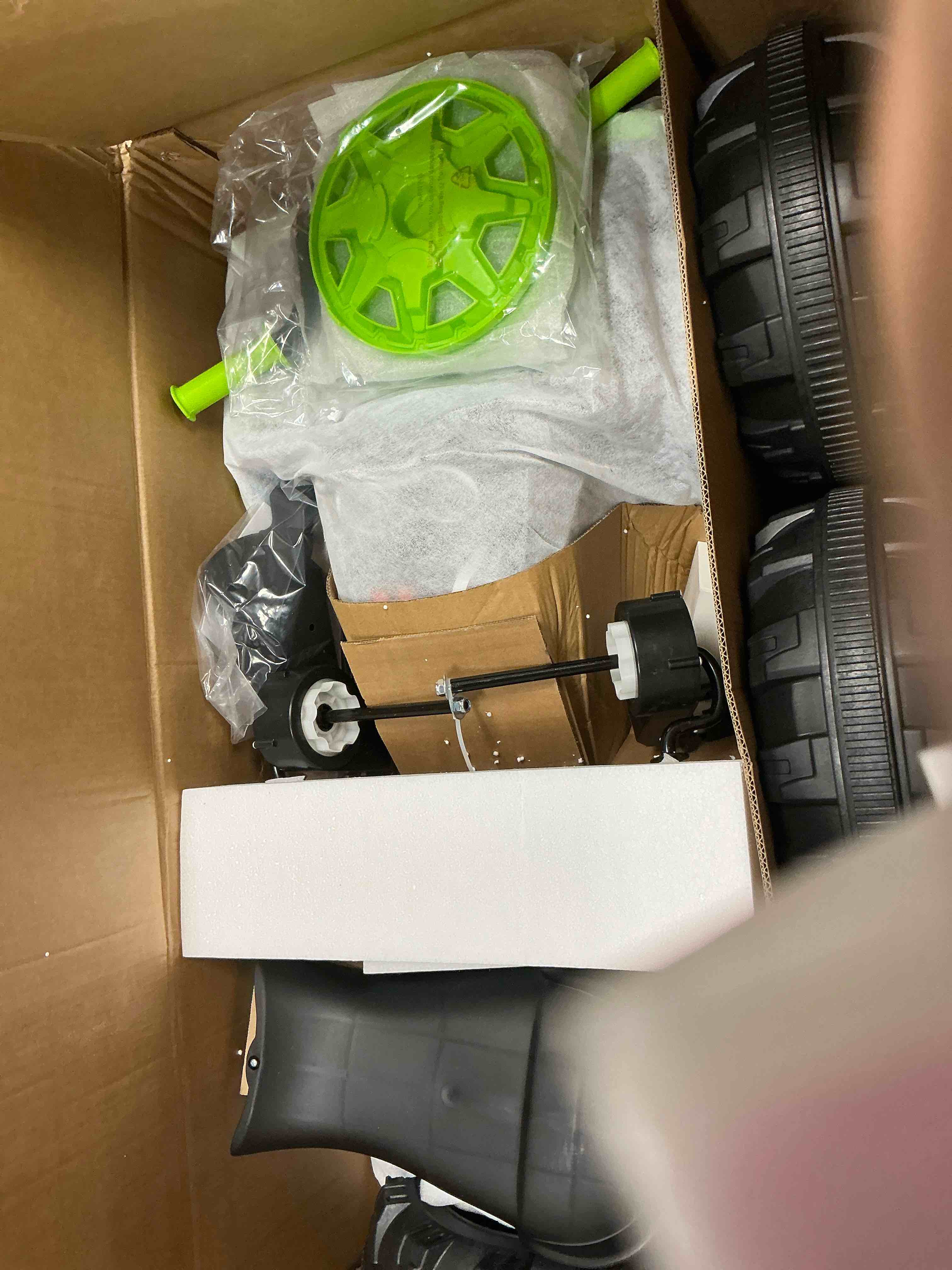 Condition photo showing New/Like New for Hikiddo 24V Kids ATV 4-Wheeler, 24 Volt 4WD Ride on Toy for Big Kid w/ 4x200W Motor, 5.6Mph Max Speed - Green