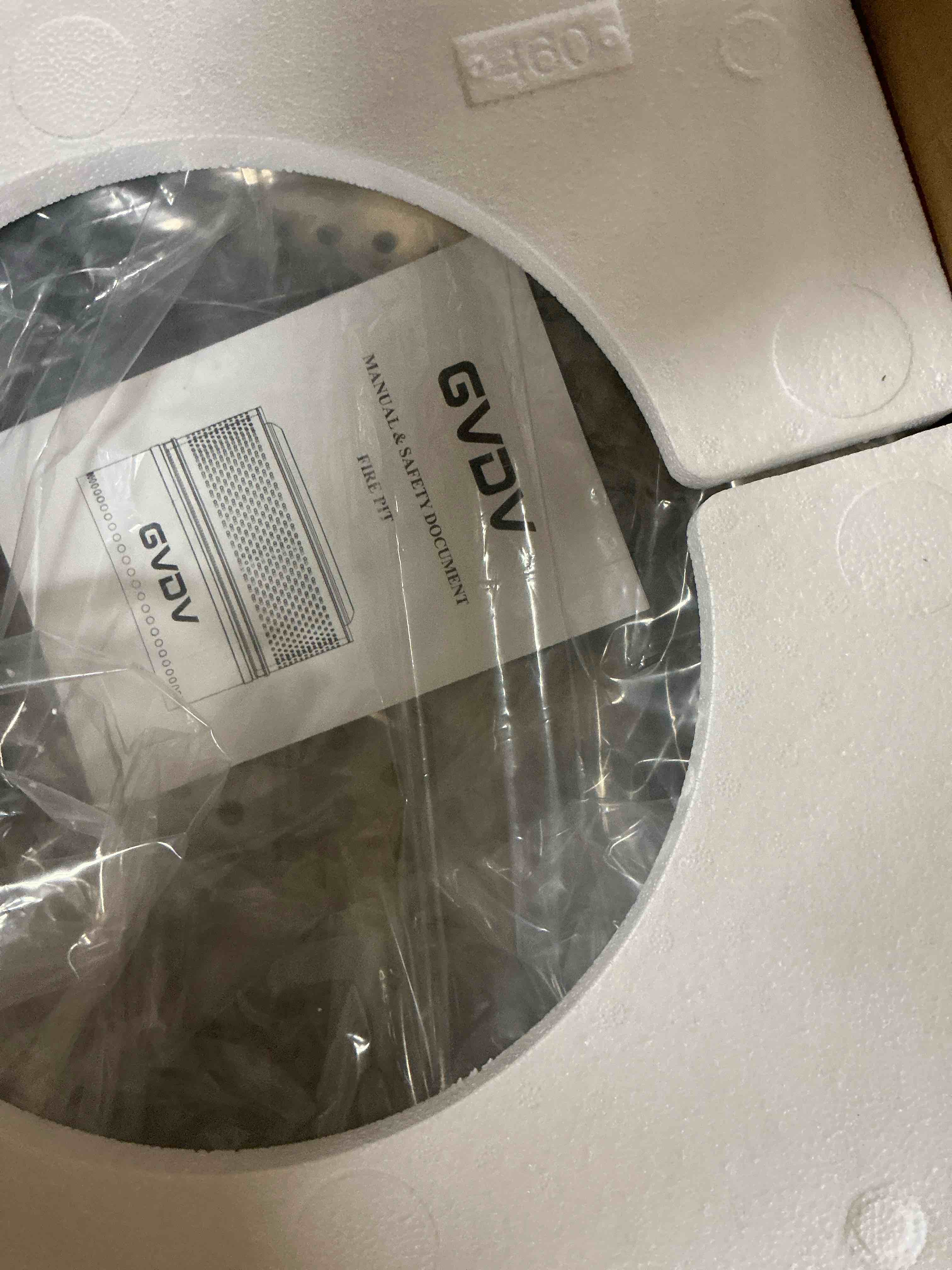 Condition photo showing New/Like New for GVDV 18" Fire Pit for Camping Smokeless, Collapsible Stainless Steel Heater with Bag