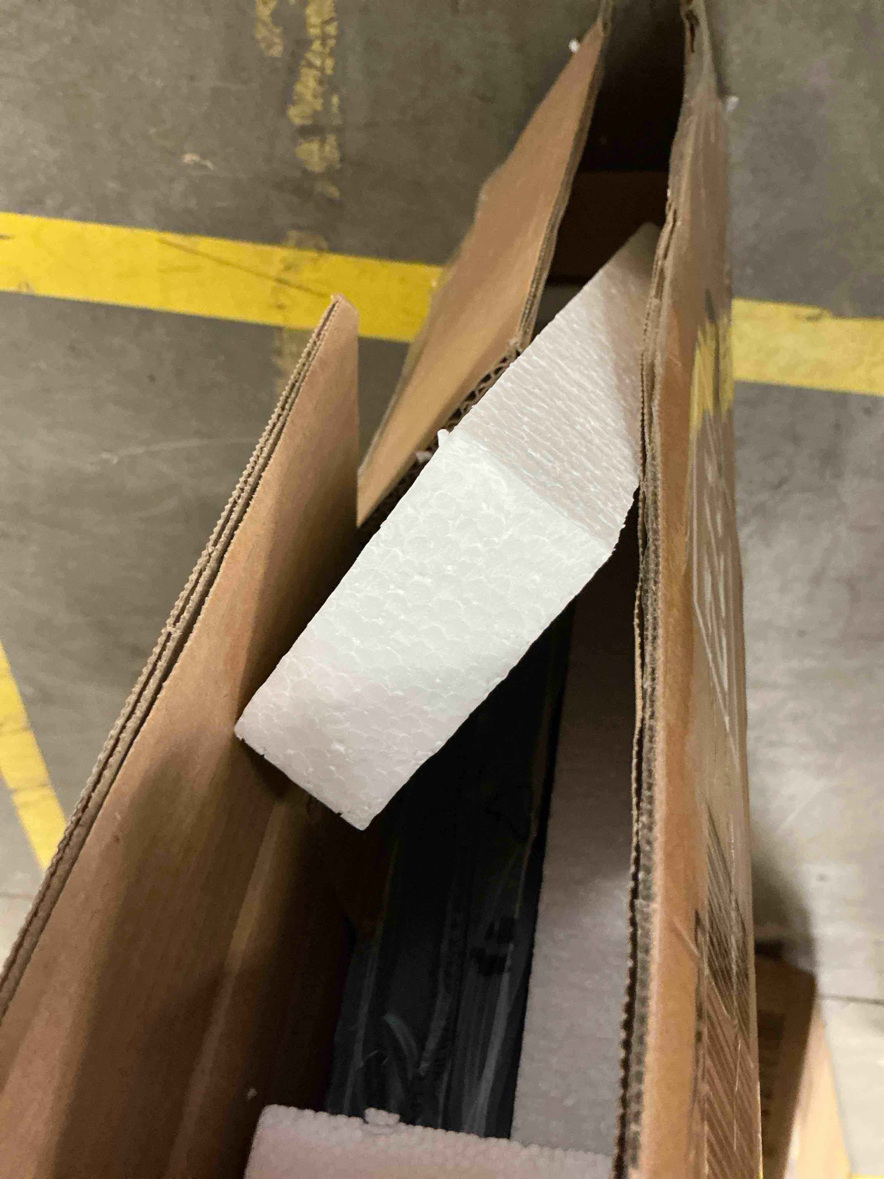 Condition photo showing New/Like New for edx Small Desk Fabric Drawers & Storage Shelves, Home Office Computer Desk, Writing Desk Small Space Desk Study Table for Home, Bedroom, 48 Inch, Balck