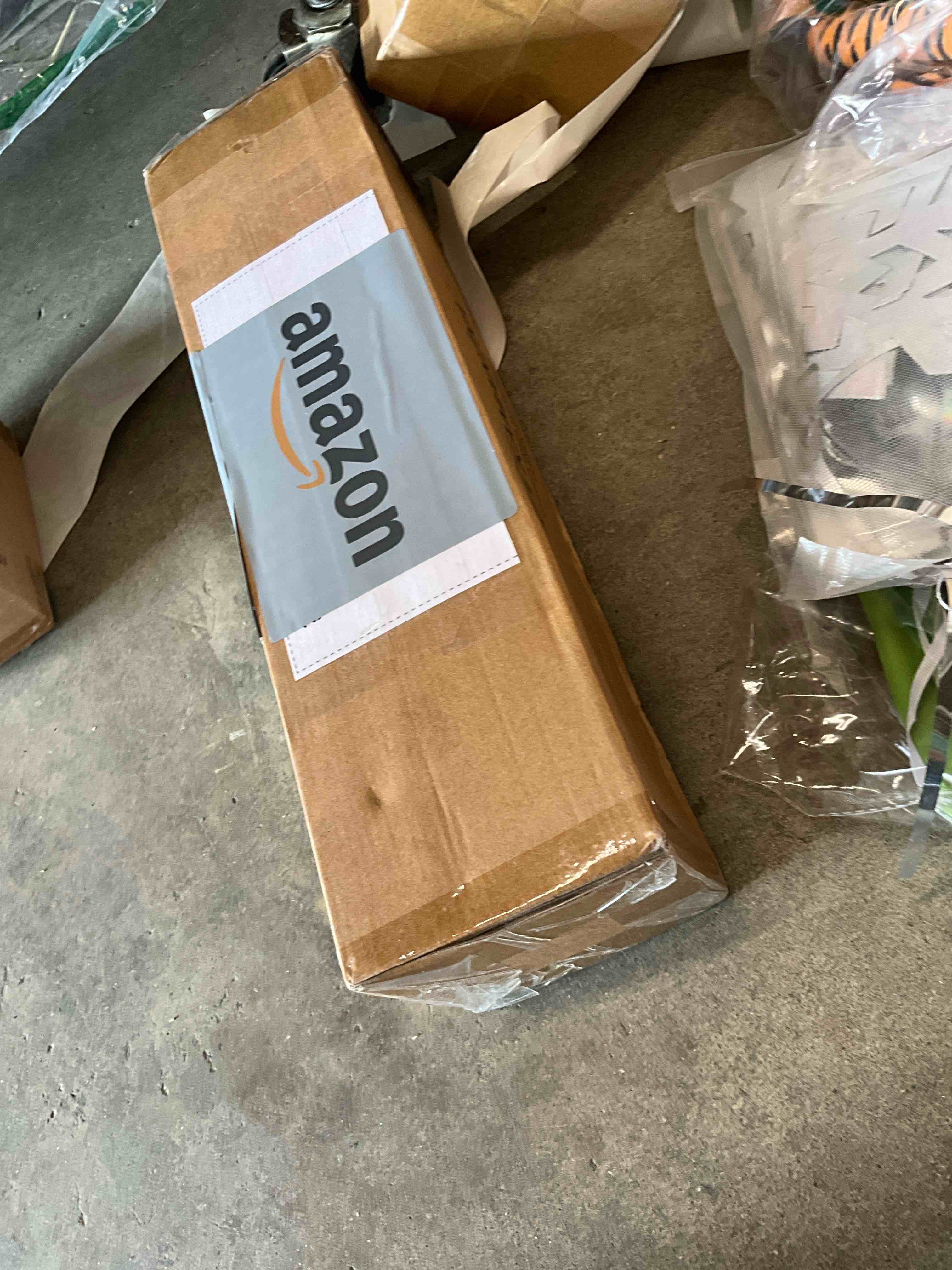 Condition photo showing Good Condition for KAMANINA Curtain Rods for Windows 66 to 120, 1 Inch Decorative Silver Curtains Rod Set, Heavy Duty Long Drapery Rods With Crystal Netted Texture Ends, 32-120" Silver 66-120"