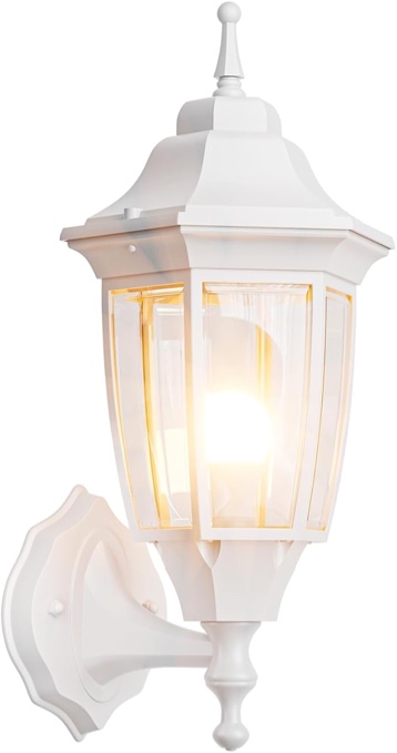 Wall Lights, Outside Porch Lights Wall Mount, Exterior Wall Sconce Light Fixture white