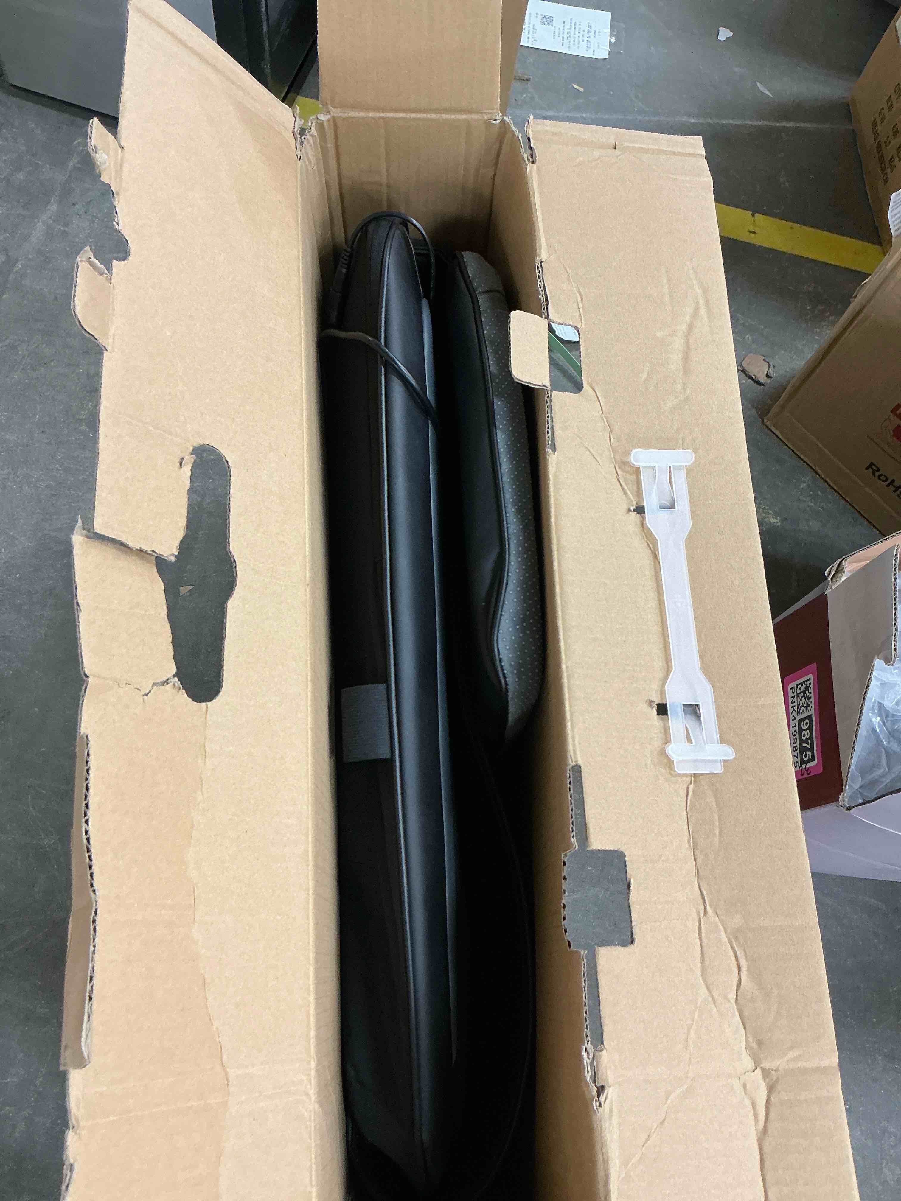 Condition photo showing New/Like New for Comfier Shiatsu Back Massager with Heat Deep Tissue Kneading Massage Seat Cushion Electric Chair Pad Black