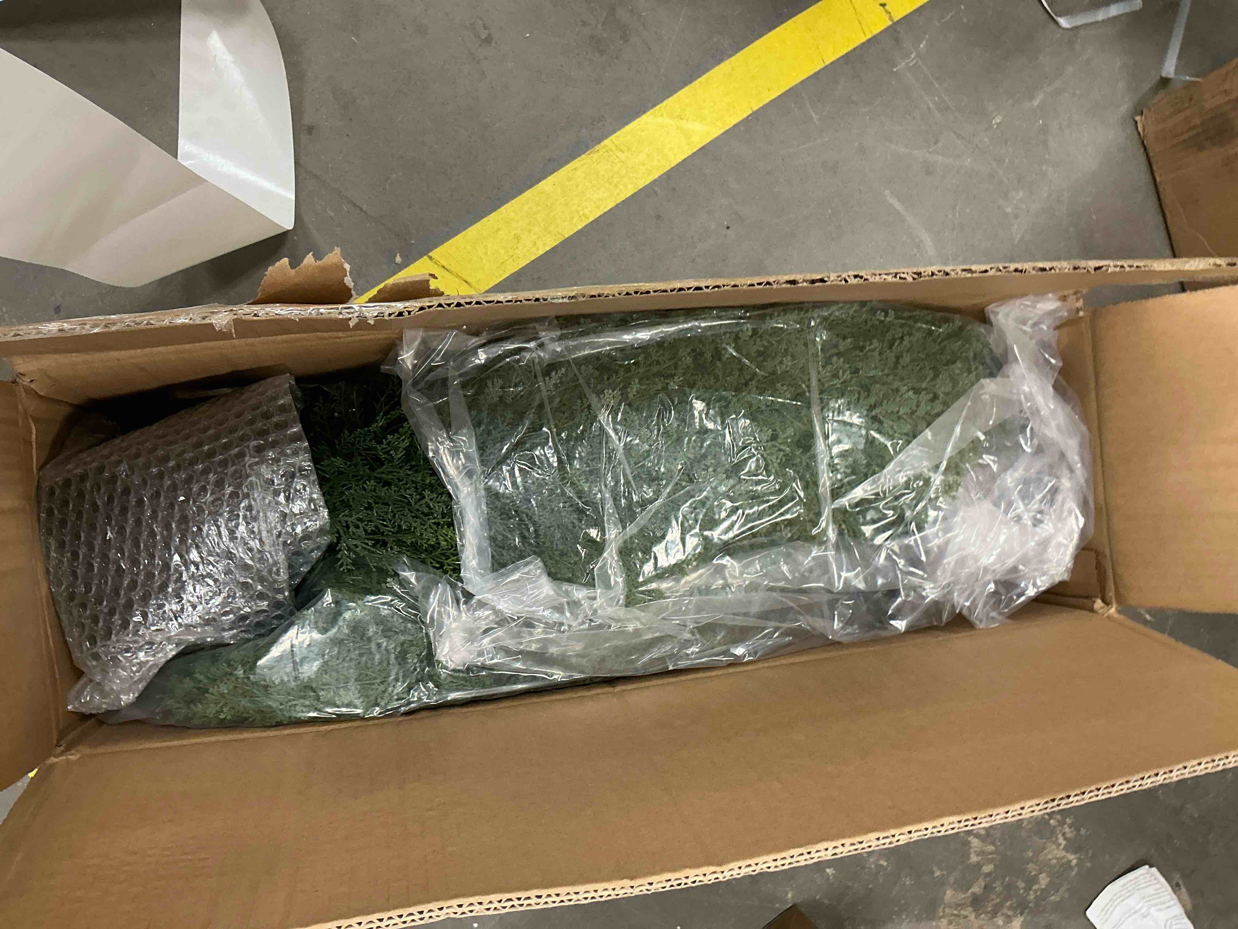 Condition photo showing New/Like New for Artificial Cedar Tree 2 Pack 3 ft Outdoor Artificial Topiary Cedar Plants Fake Tree UV Rated Potted Plants for Porch Decor Faux Pine Tree for Perfect Housewarming Gift