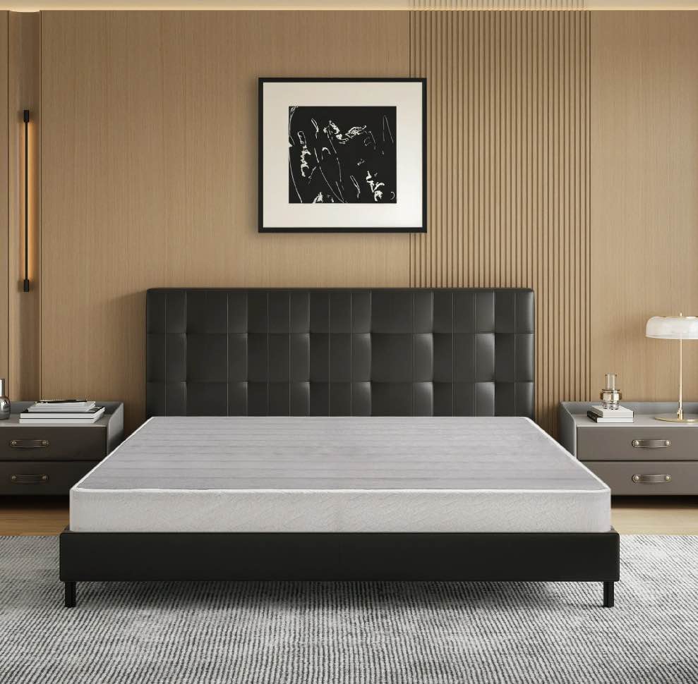 EGOHOME 5 inch Queen Size Metal Box Spring, Easy Assembly Mattress Foundation