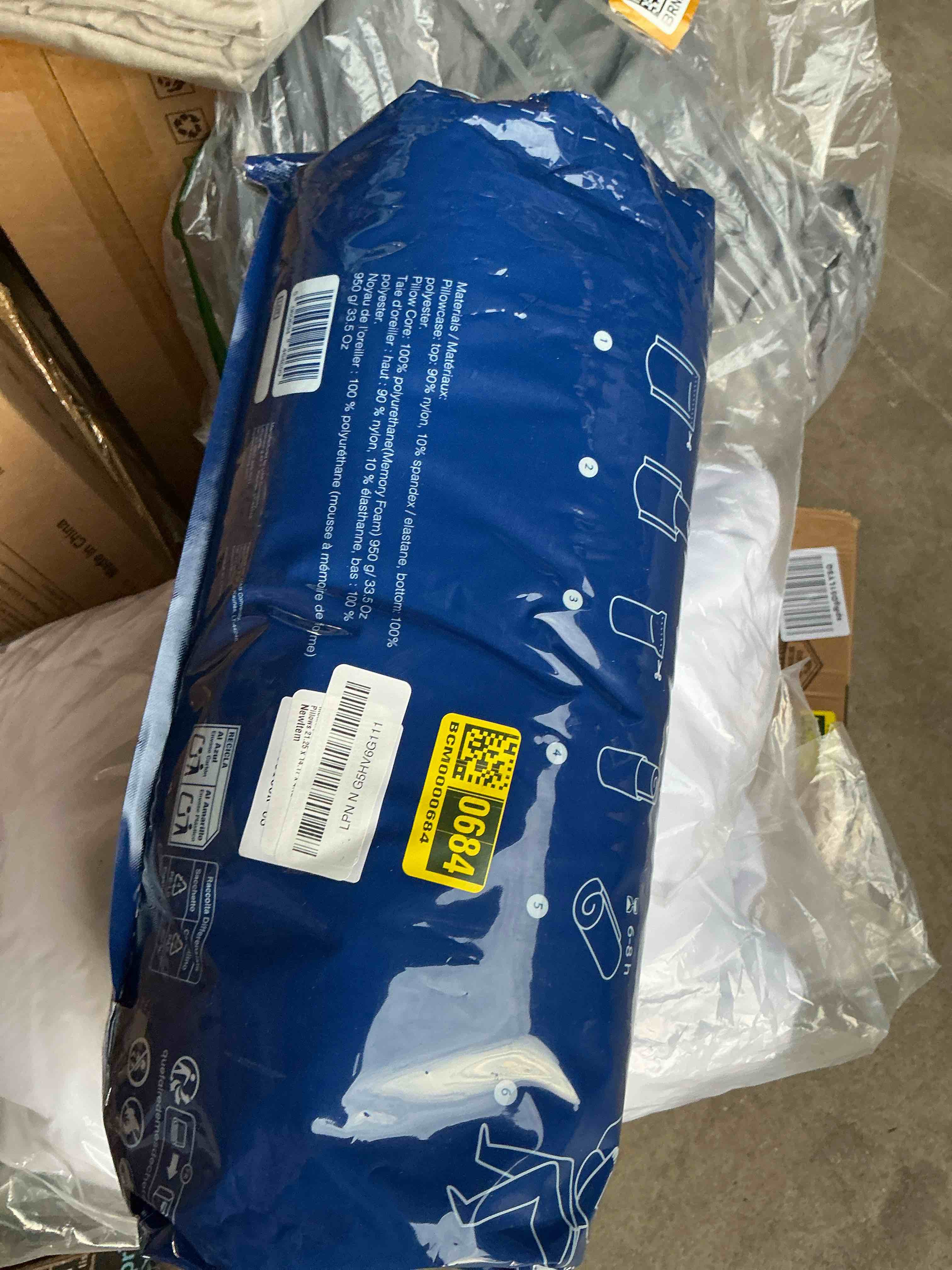 Condition photo showing Good Condition for Derila Ergo Cervical Neck Pillow for Sleeping Ergonomic Pillow Contour Neck Support Memory Foam Pillows for Back, Side Sleeper Pillows 21.25 X 14.17 X