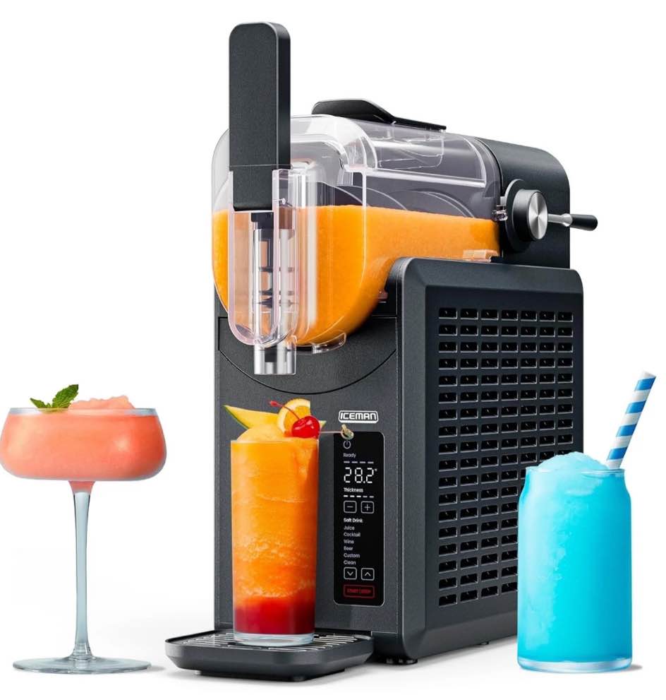 Iceman by Chefman Slush-Ease 68 oz. Slushy Maker with Customizable Thickness - Black