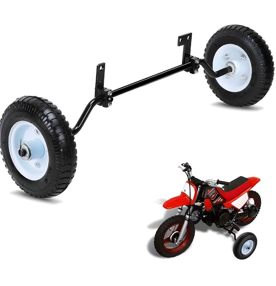 Dirt Bike Training Wheels Compatible with Honda XR50 CRF50 Z50 Z50R, Razor MX125 MX350 MX400 MX500, Yamaha PW50 TTR50, and Most 50CC 49cc  Dirt Bike, Easy to Install