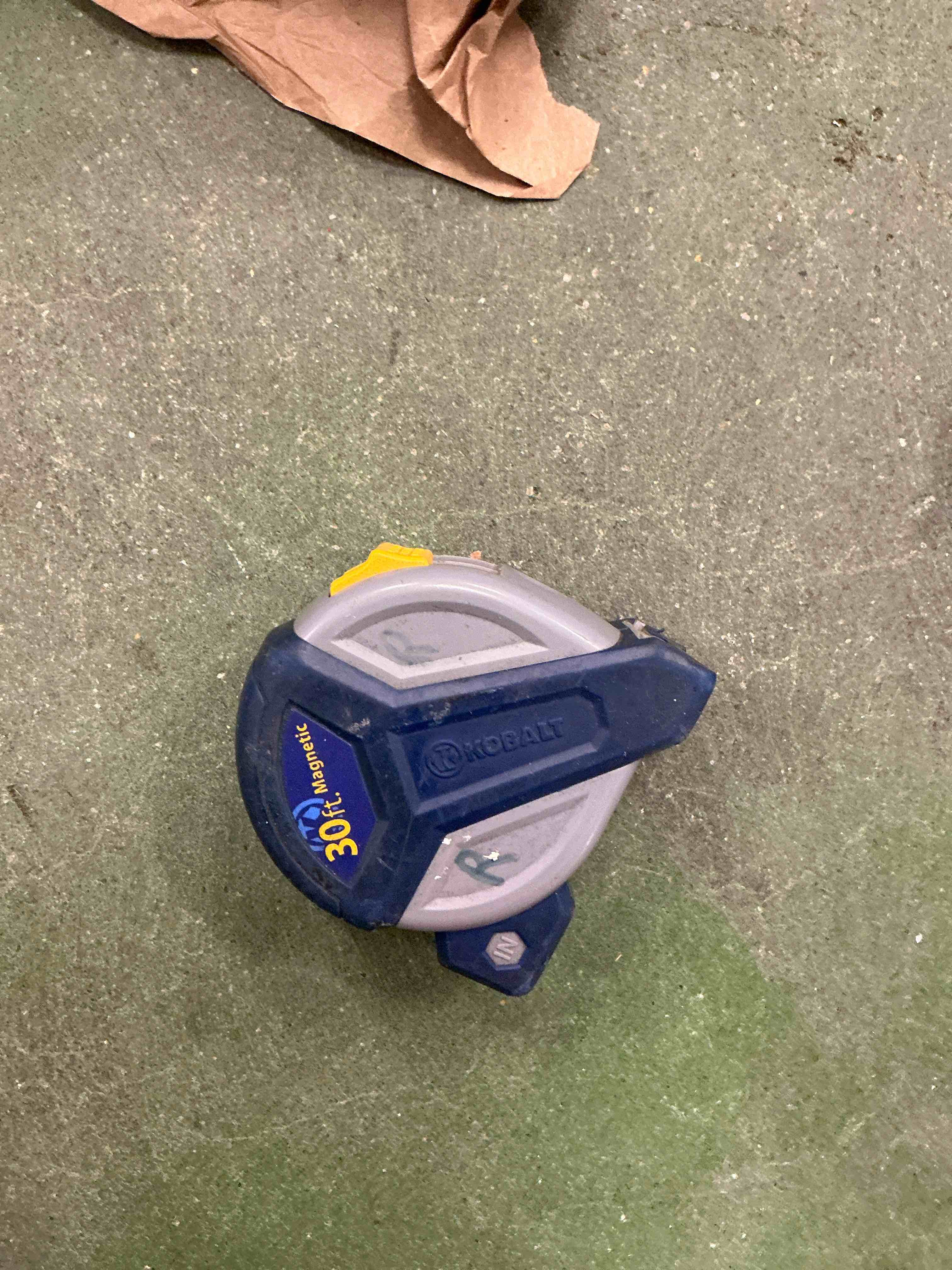 Condition photo showing As Is for kobalt 30' magnetic tape measure