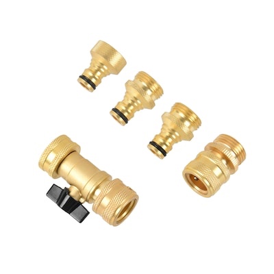 kobalt brass quick connector set