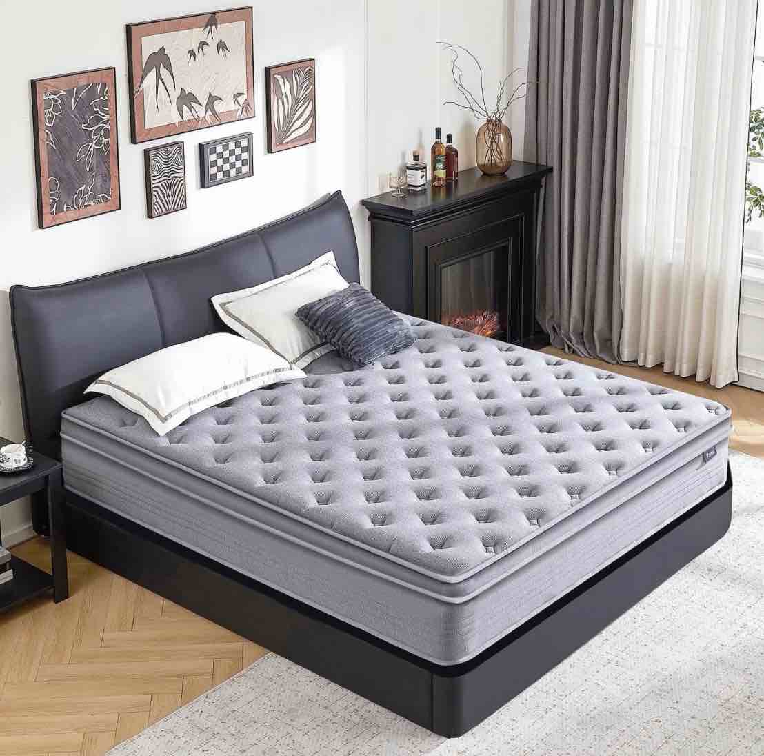 twin mattress, 10 inch twin size hybrid memory foam mattress with upgrade pocket springs, pressure relief, breathable comfort and durable, certipur-us certified, medium firm