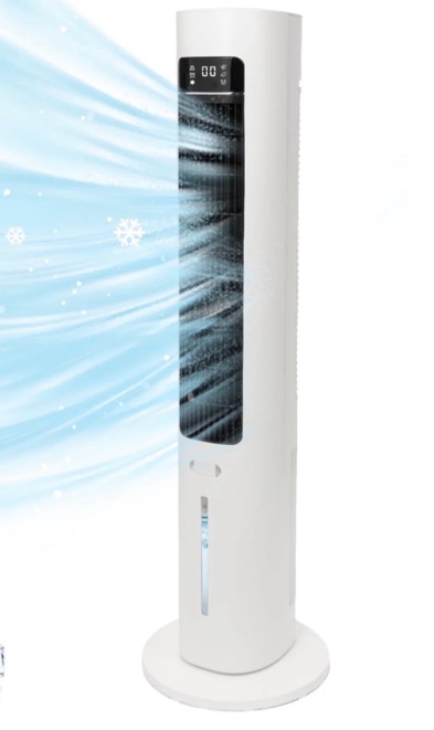 40 evaporative air cooler portable air conditioner with 3 modes quiet swamp coolers 70° oscillation equipped aroma box white