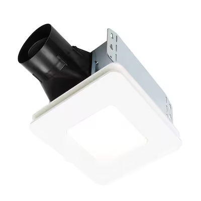 broan-nutone 0.9-sone 60-cfm white lighted bathroom fan (energy star certified)
