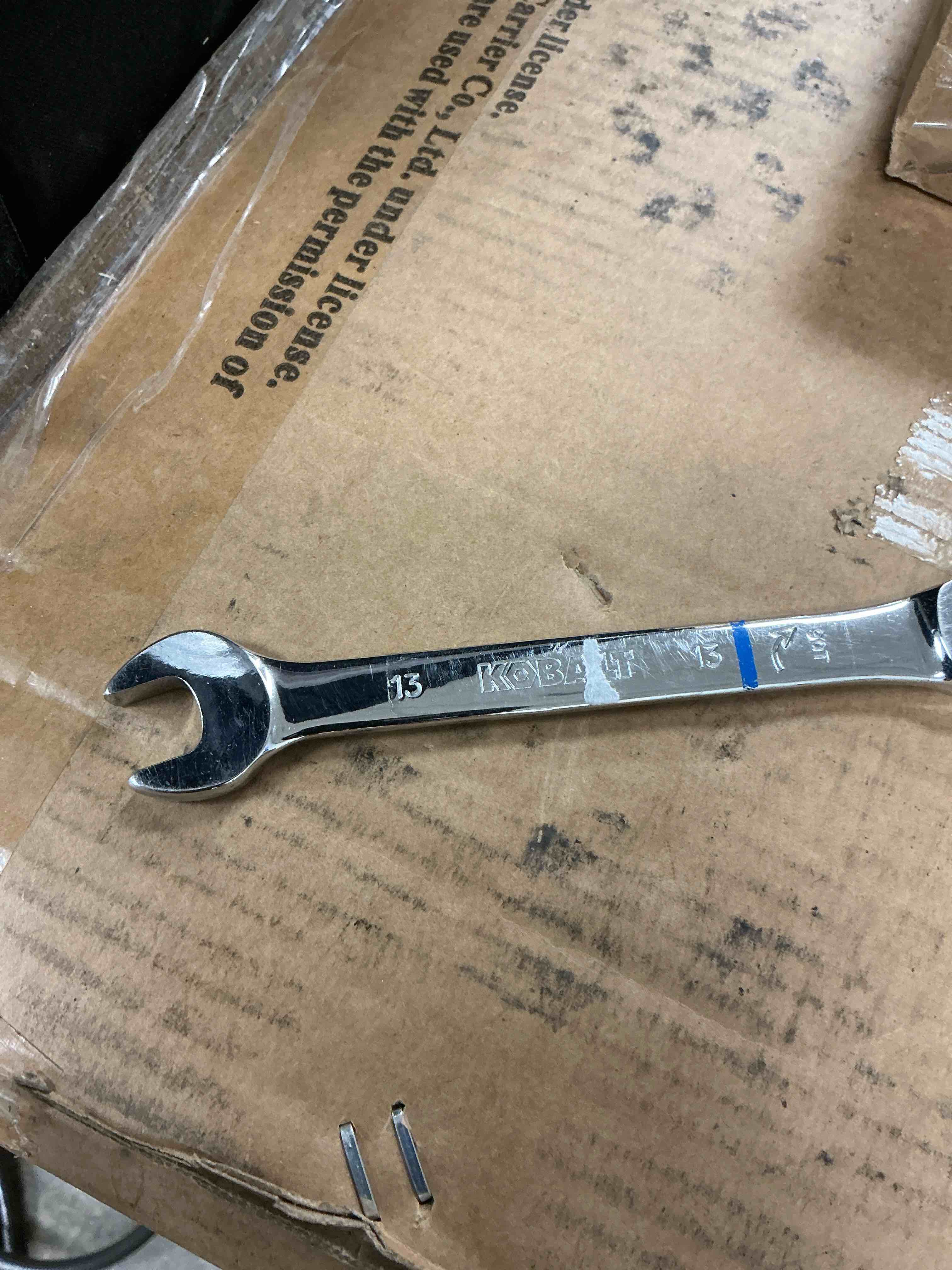 Condition photo showing Good Condition for kobalt 13mm metric ratchet wrench