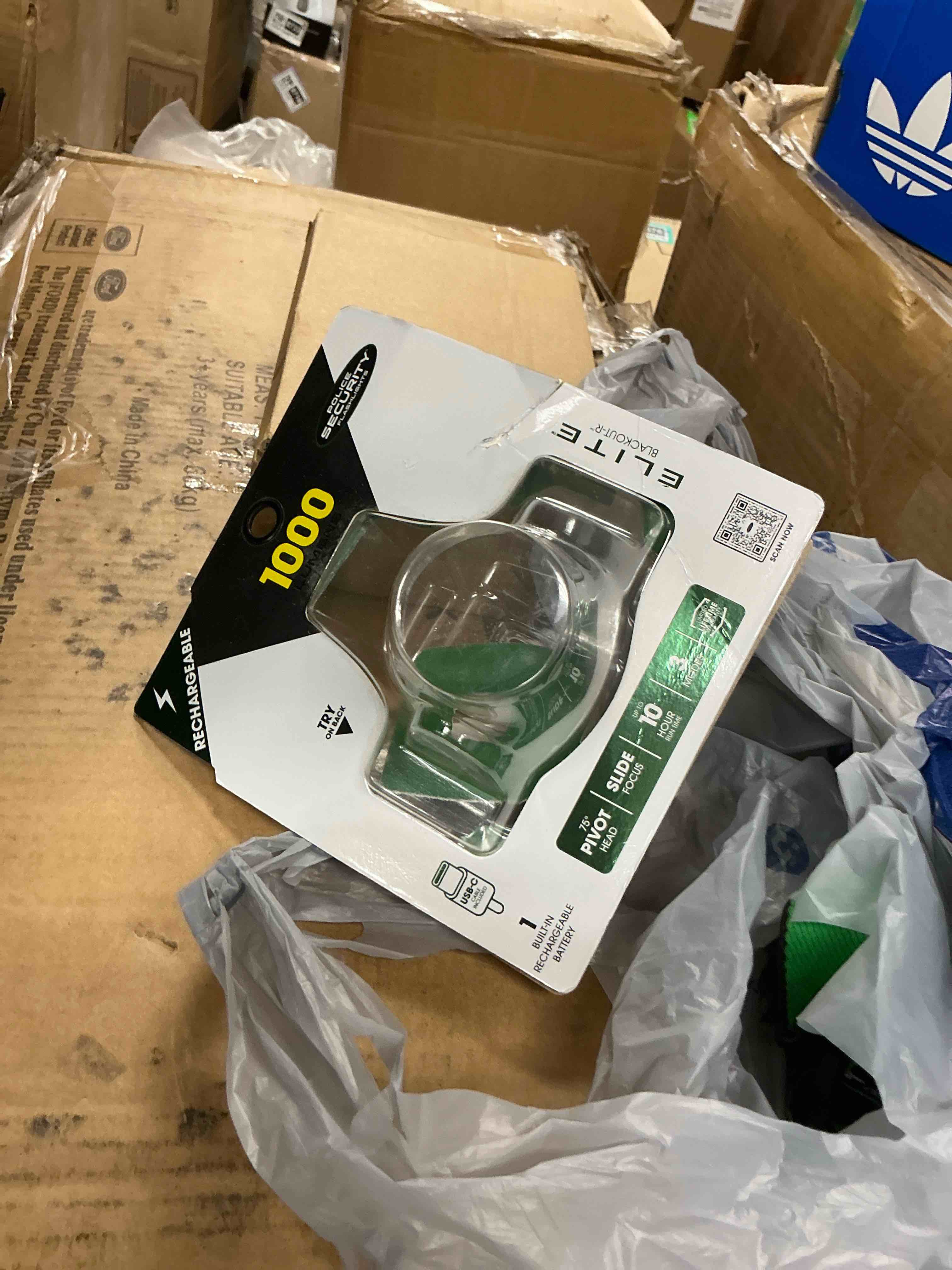 Condition photo showing Good Condition for police security blackout-r headlamp flashlight - ultra-bright rechargeable headlamp
