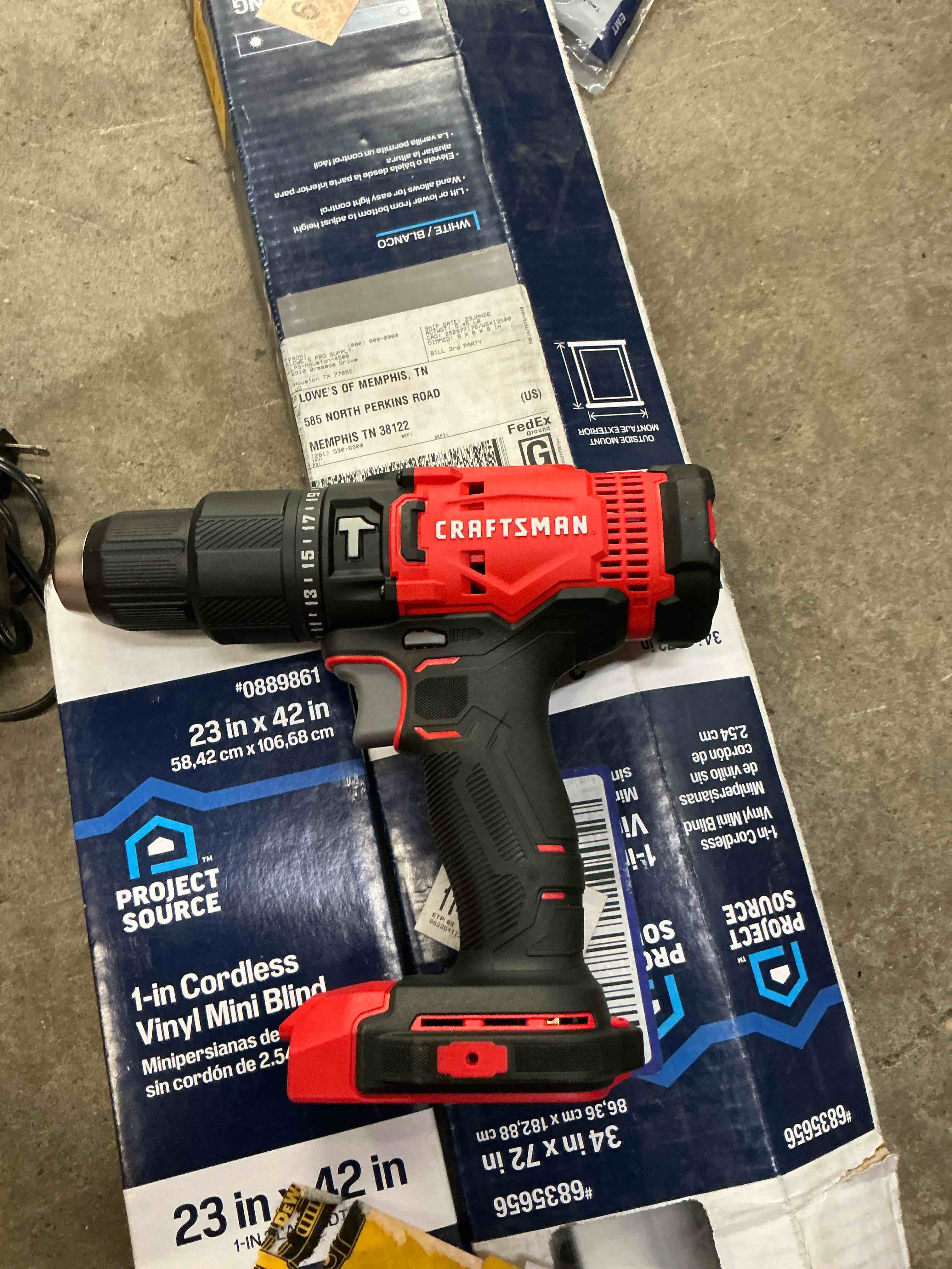 Condition photo showing Good Condition for craftsman v20 1/2-in 20-volt max variable cordless hammer drill (tool only)