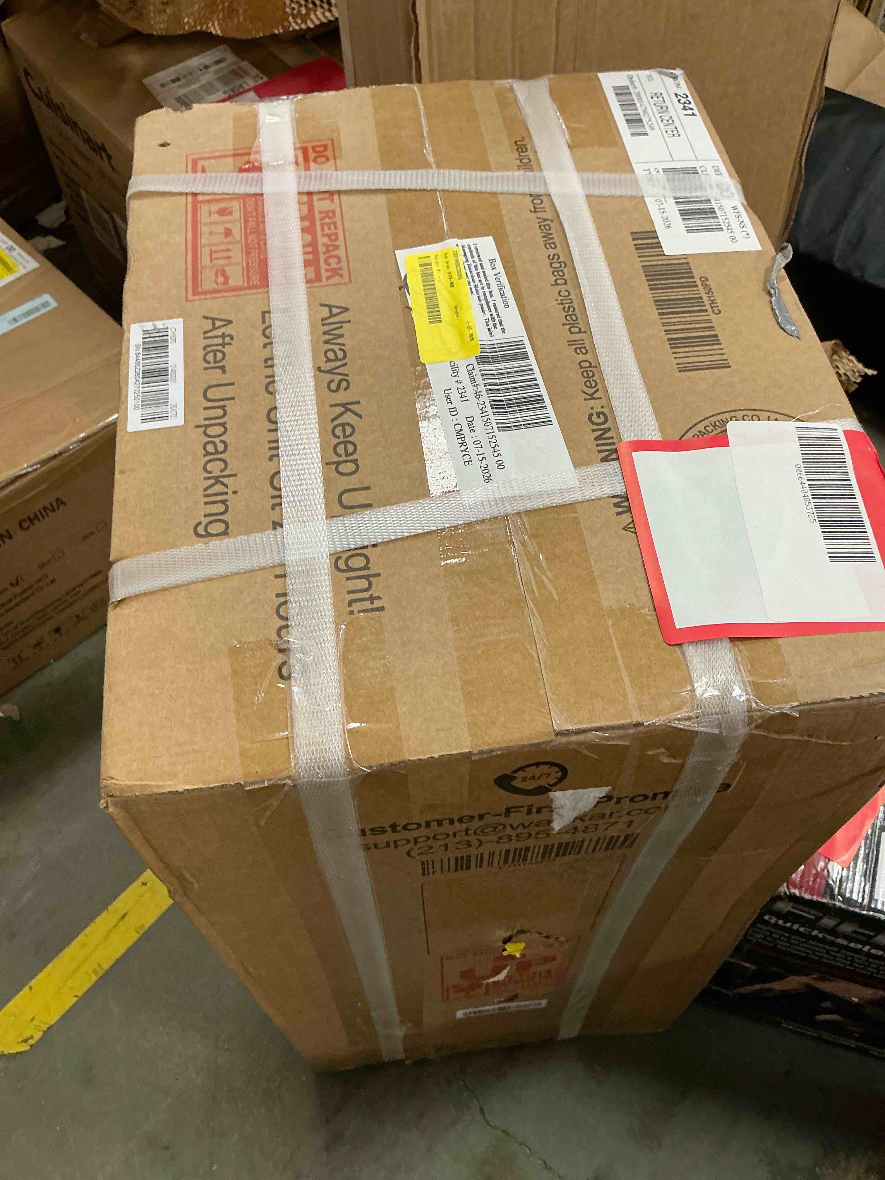 Condition photo showing New/Like New for waykar 150 pint dehumidifier with pump for home & basements, (doe 50 pint) up to 7000 sq. ft, energy star, continuous drain hose, auto defrost