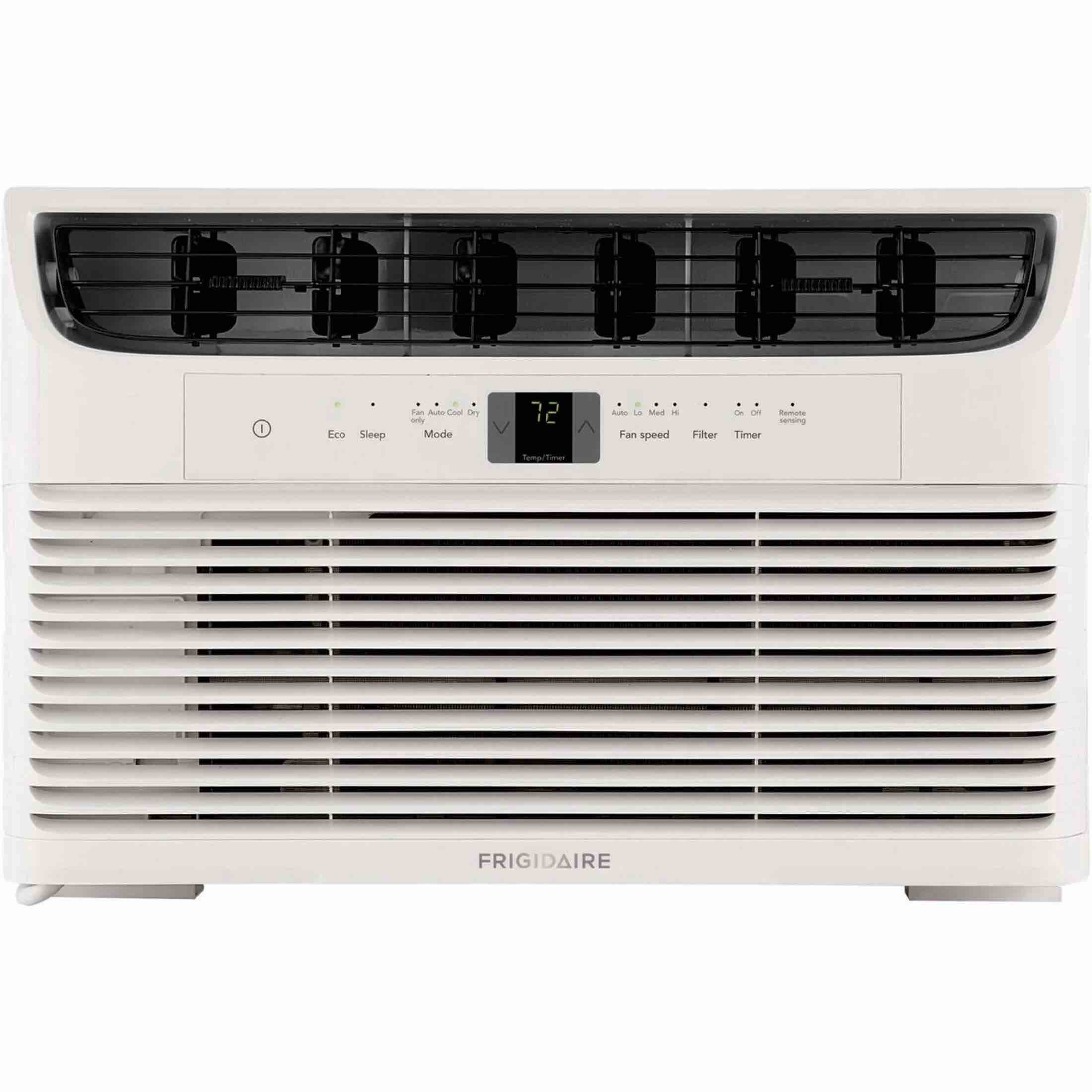 frigidaire 6 000 btu window air conditioner for small rooms multi-speed fan efficient cooling easy installation