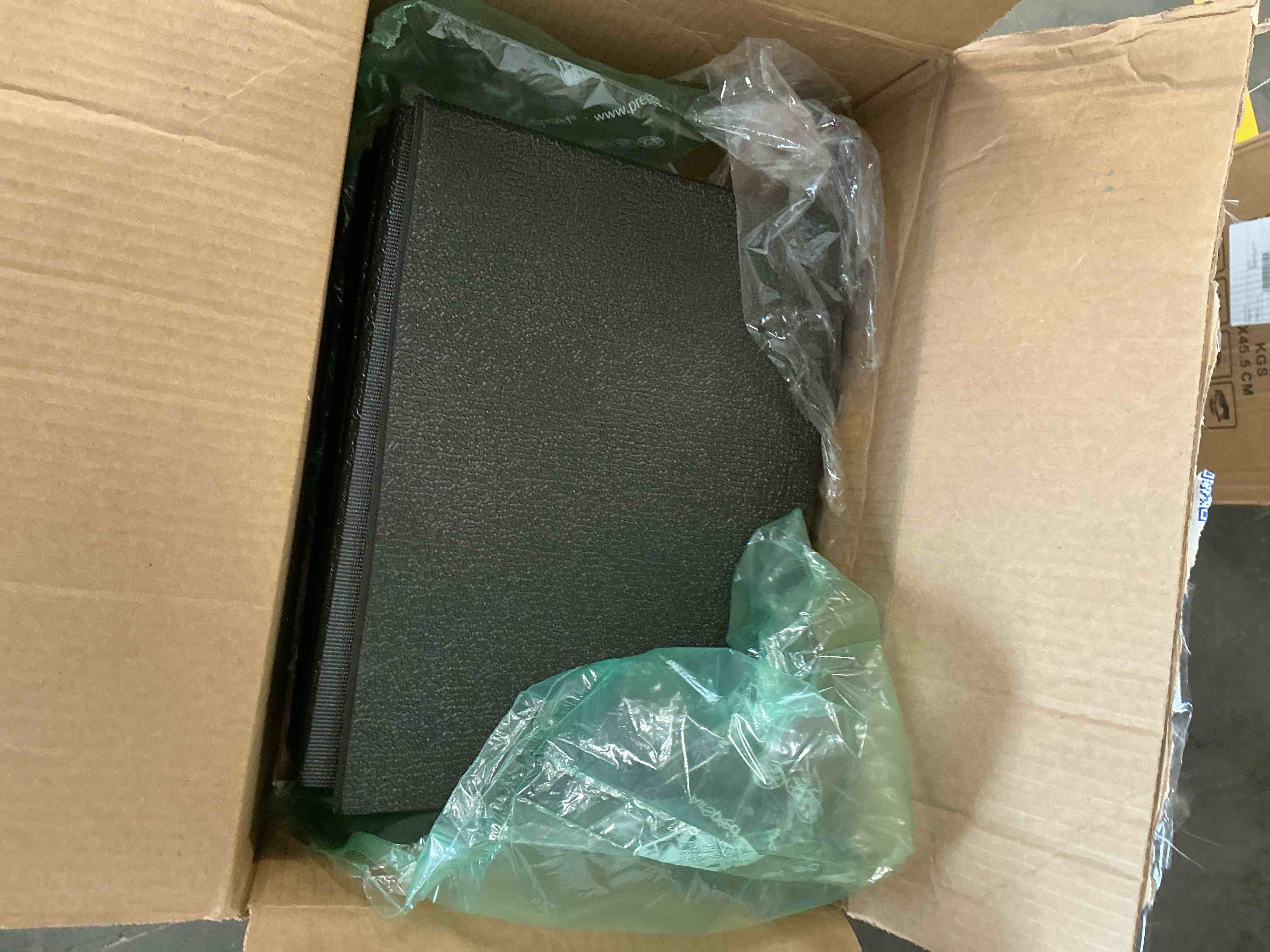 Condition photo showing Good Condition for thaile foldable treadmill mat, anti-slip walking pad mat for home gym, waterproof heavy duty floor & carpet protector, 68.1” x 24”