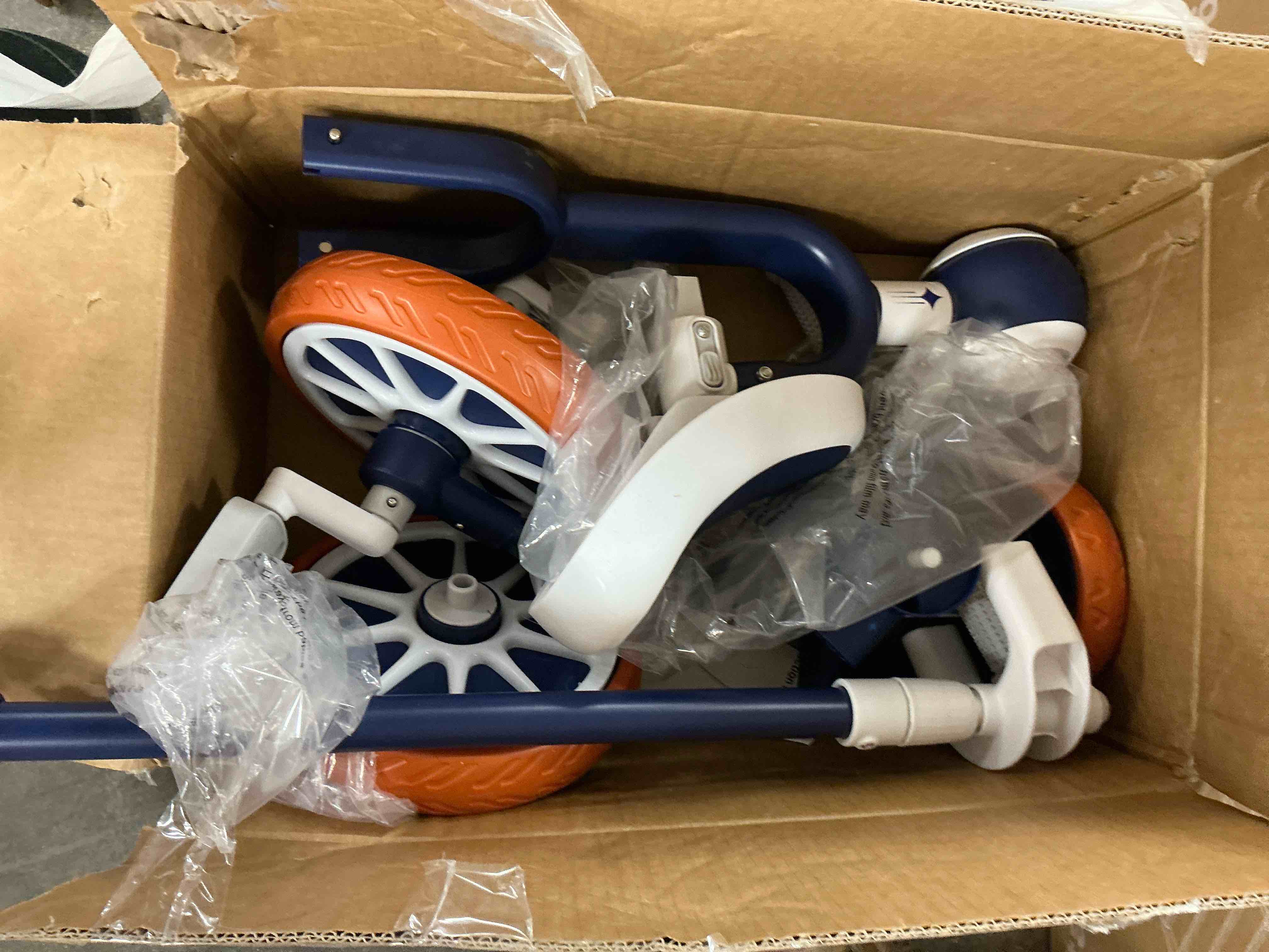 Condition photo showing Good Condition for xjd 7-in-1 toddler bike lights up unisex push & pedal ride-ons blue