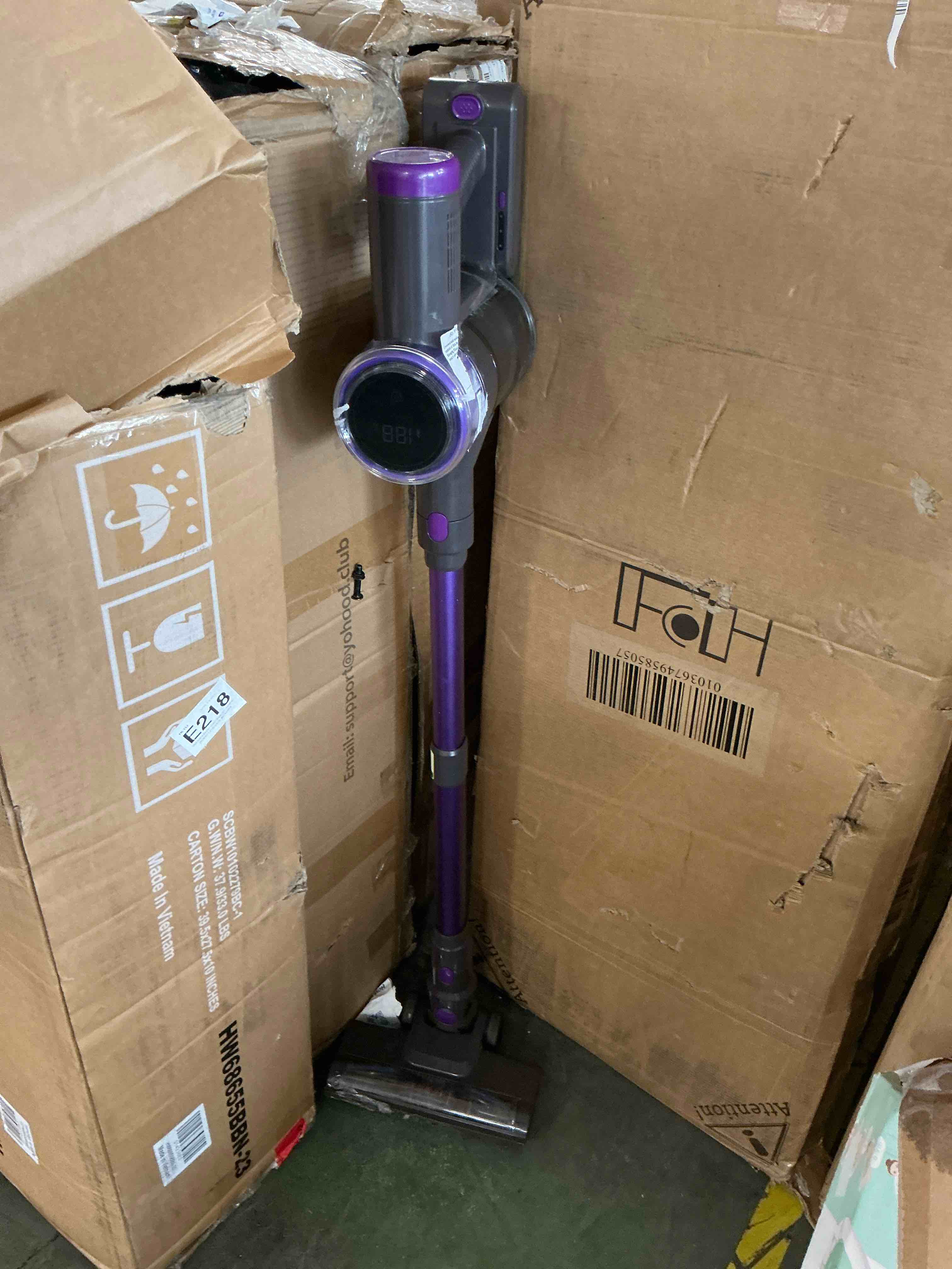 Condition photo showing Good Condition for kanfuaq cordless stick vacuum cleaner 38kpa 50mins 2200mah lightweight for home pet hair carpet hard floor