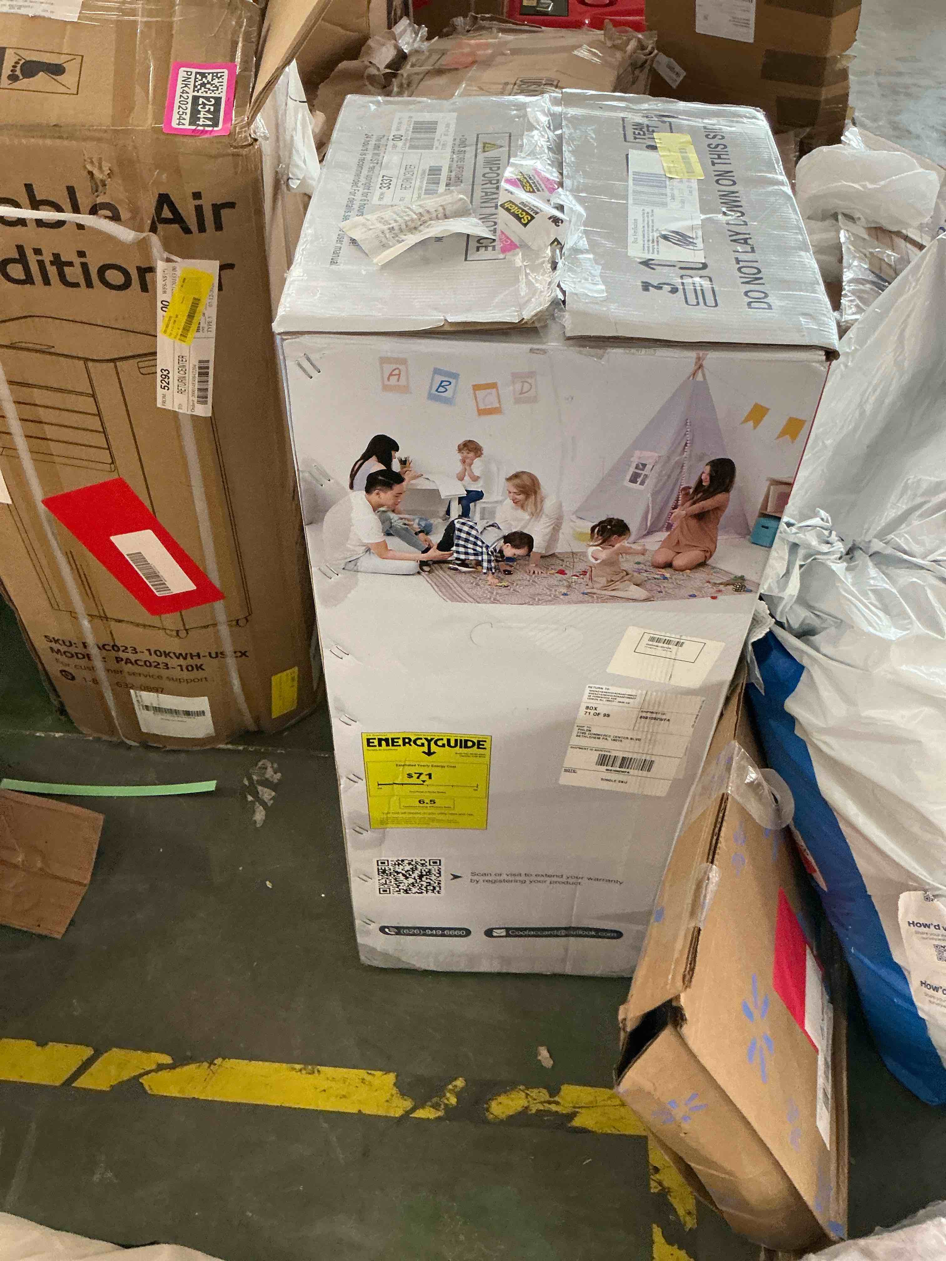 Condition photo showing Good Condition for frostorm 8500 btu portable air conditioners 4 in1 air conditioner with remote control portable ac cooling range up to 360 sq.ft windows kit brush white