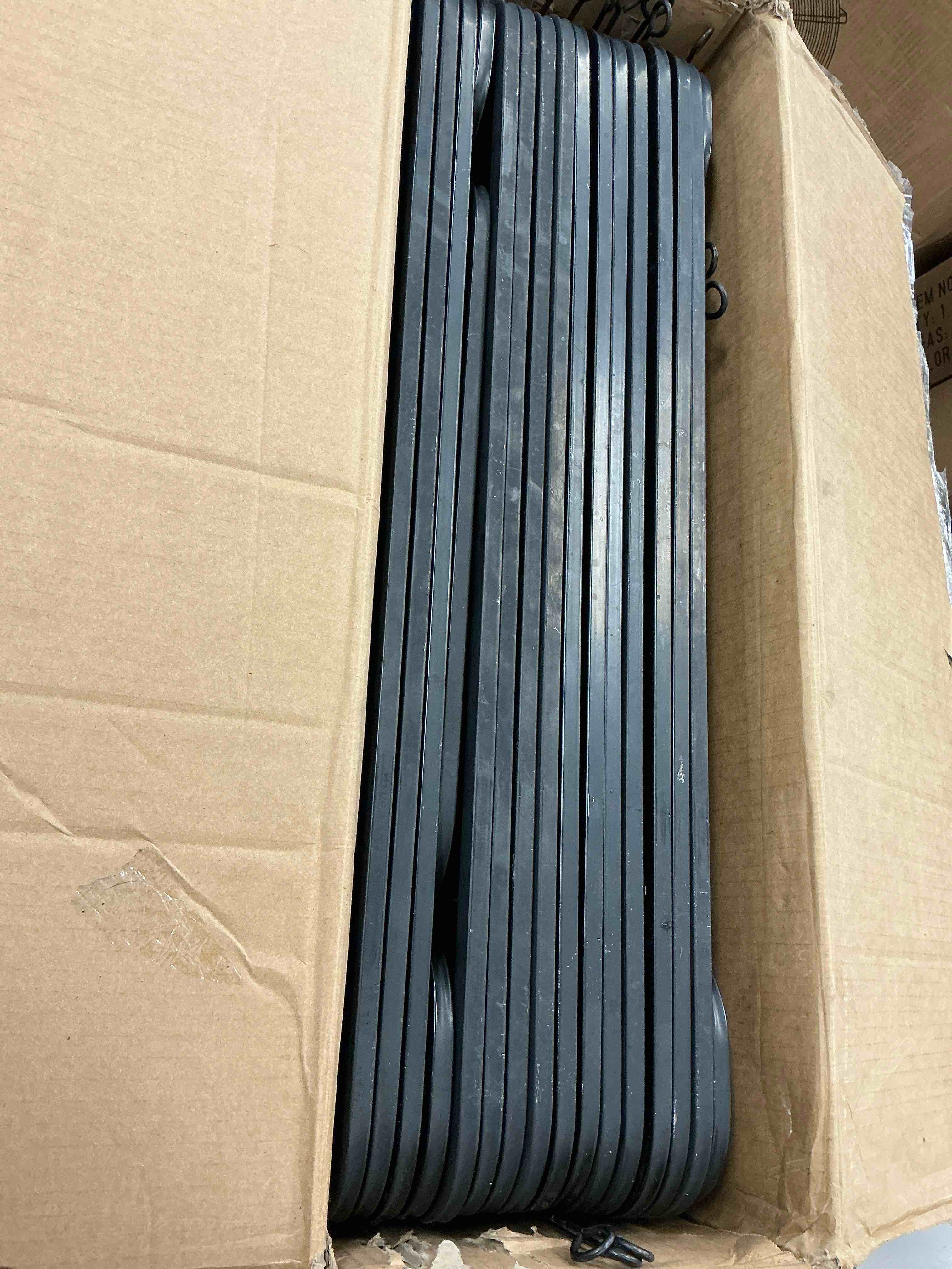 Condition photo showing As Is for edx dog playpen, 8 panels 24" foldable heavy duty metal pet fence with doors indoor outdoor
