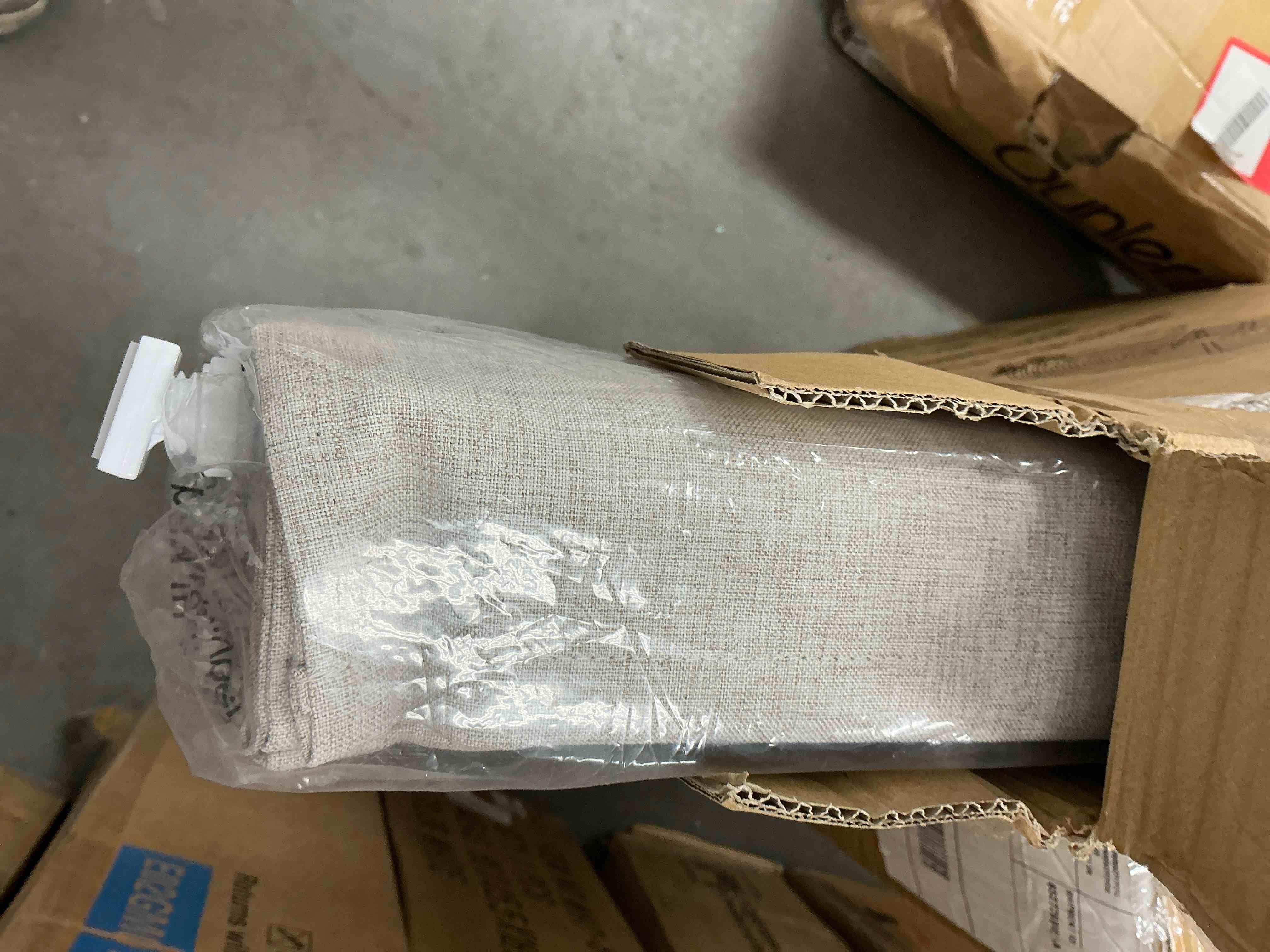 Condition photo showing New/Like New for lazblinds no drill roman shades for windows cordless blackout window shades with uv protection polyester fabric for bedroom & living room 33 w x 64 h beige