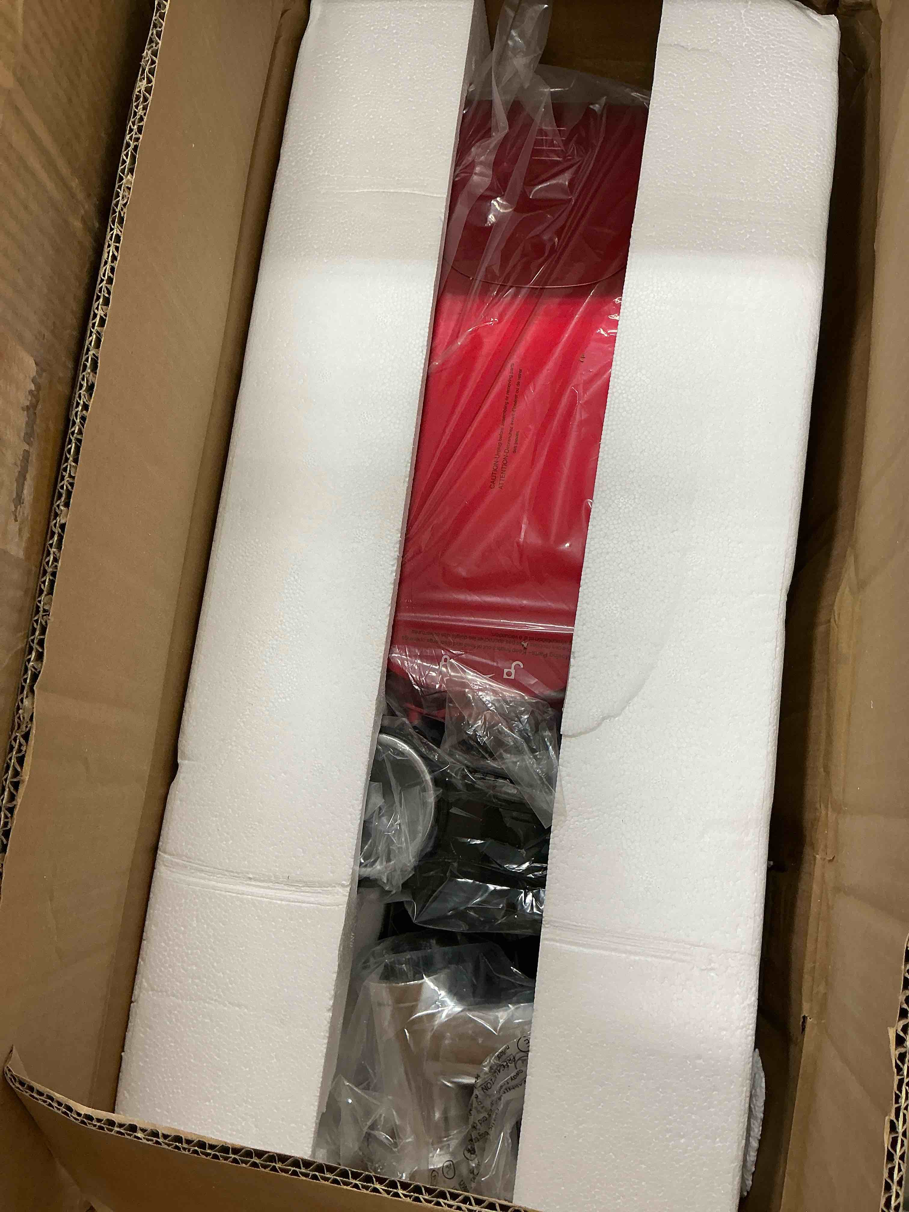 Condition photo showing New/Like New for specstar 6 in 1 multifunctional stand mixer with 8.5 quart stainless steel bowl  660w 10 speed tilt-head  red