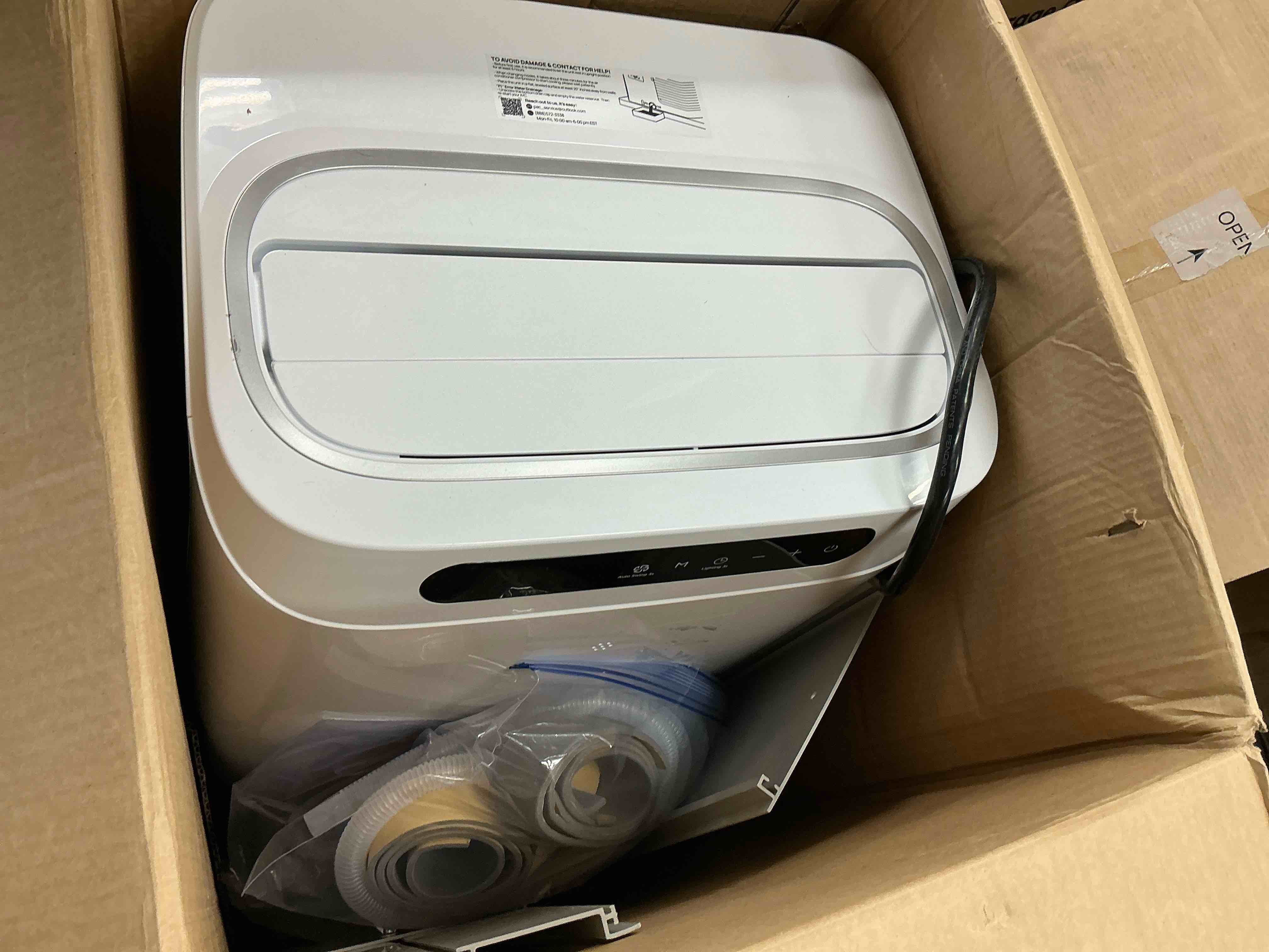 Condition photo showing Good Condition for lcxmtv 14 000 btu portable air conditioner 3-in-1 ac unit with dehumidifier and fan cools up to 700 sq. ft. includes window kit backlit remote and