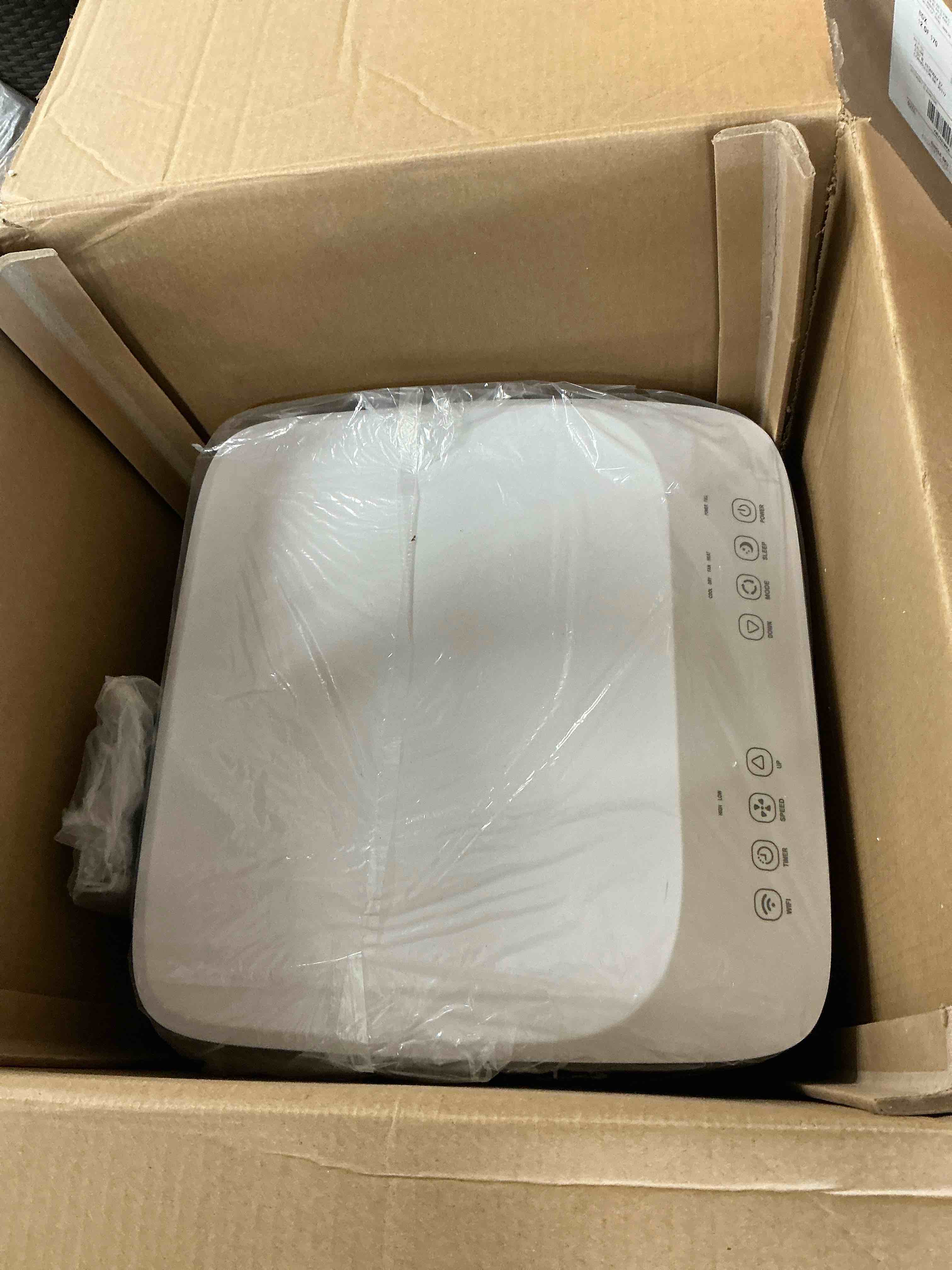 Condition photo showing New/Like New for ktaxon wifi enabled 7100btu (10000 btu ashrae) portable air conditioner with heat  4-in-1 cooler  heater  dehumidifier  fan  room mobile ac unit with remote/app control