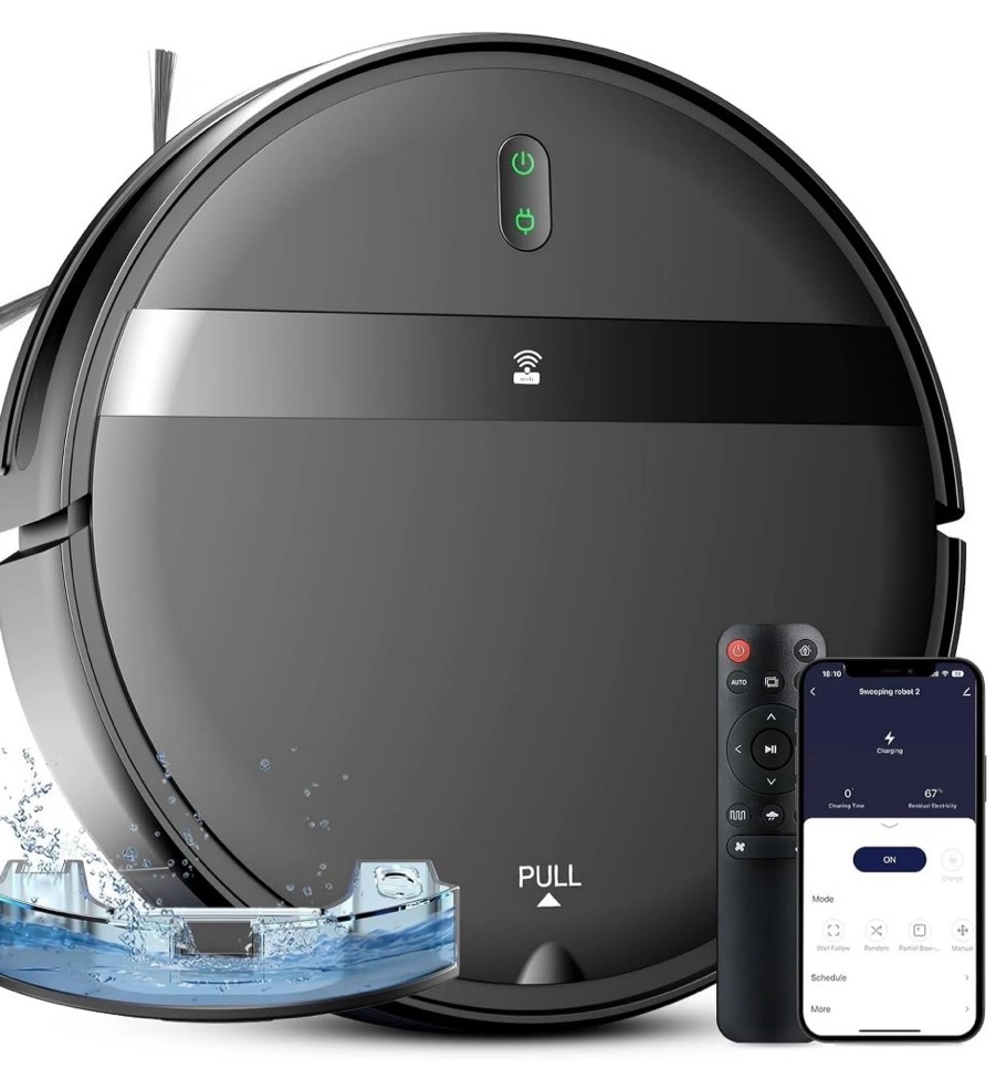 ROBOEVO Robot Vacuum Cleaners G20 Vacuum and Mop Combo Wifi/App/ Voice/Remote Control