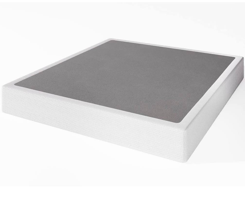 ULIESC 9 Inch Full Size Box Spring, Full Box Spring Only, Metal Box Spring Full with Fabric Cover, Sturdy Mattress Foundation, Noise Free, Non-Slip, Easy Assembly