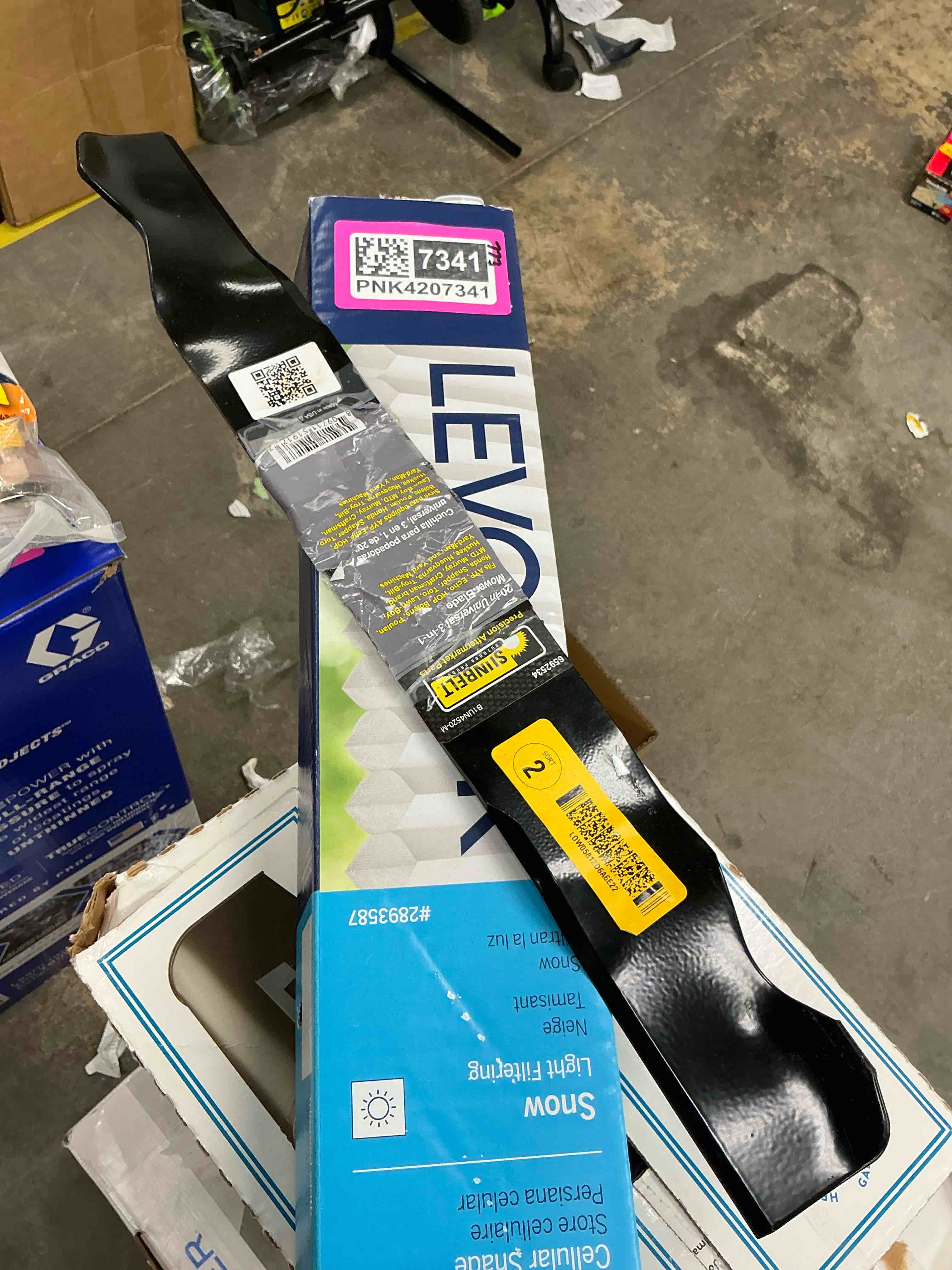 Condition photo showing Good Condition for sunbelt 20-in deck multipurpose mower blade for walk-behind mowers universal