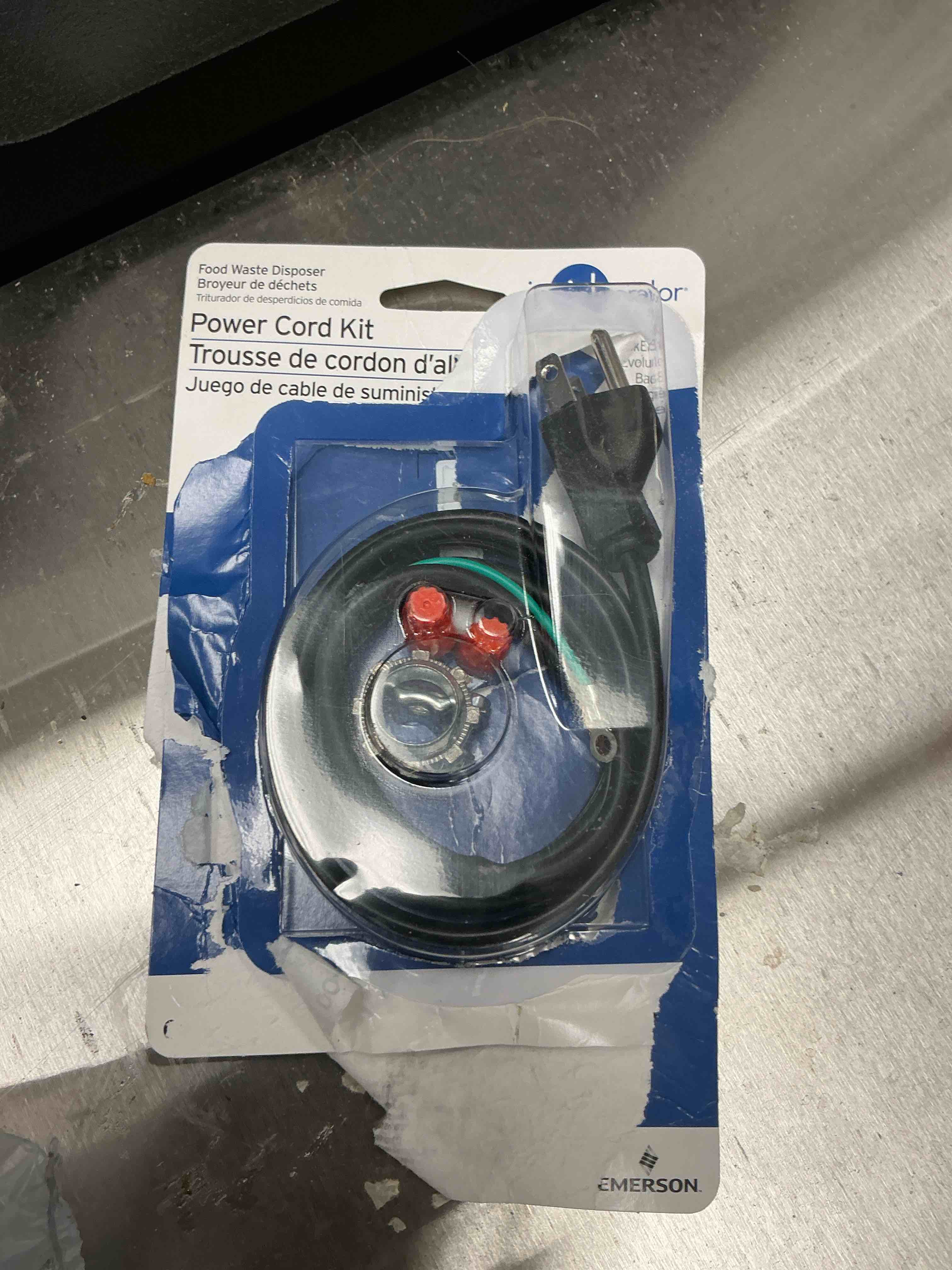 Condition photo showing Good Condition for insinkerator - garbage disposal power cord kit - black