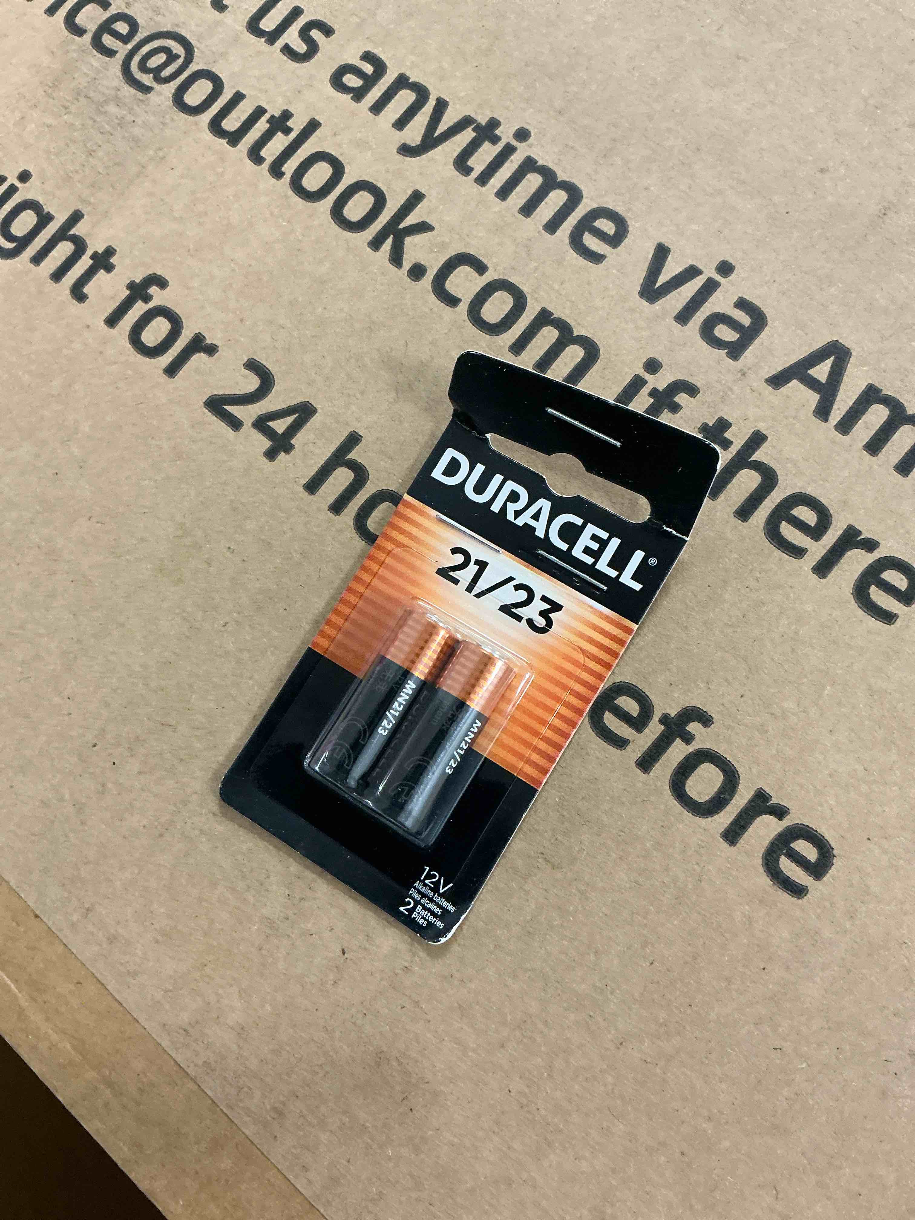 Condition photo showing New/Like New for duracell mn21/23 alkaline batteries - 12v  2-pk.