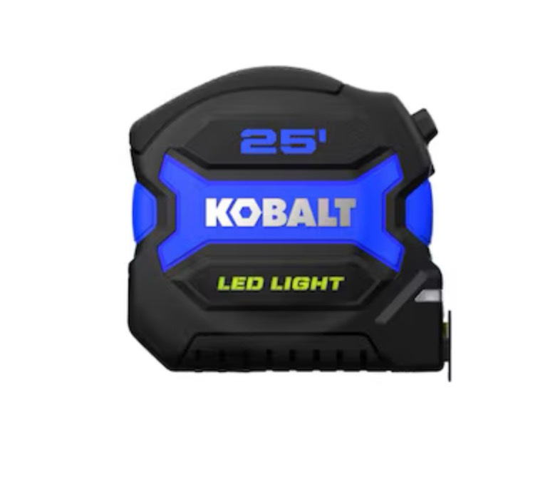 Kobalt Blue LED 25-ft Tape Measure