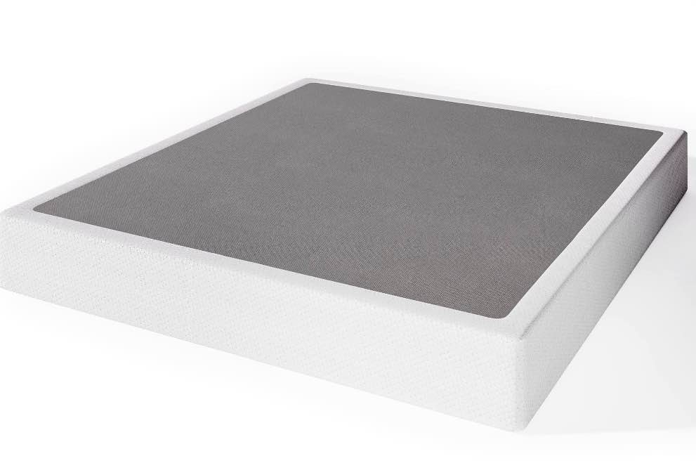 Uliesc Queen Box Spring, 7 Inch Queen Size Box Spring Only, Metal Box Spring Queen With Fabric Cover, Sturdy Mattress Foundation, Noise Free, Non-Slip