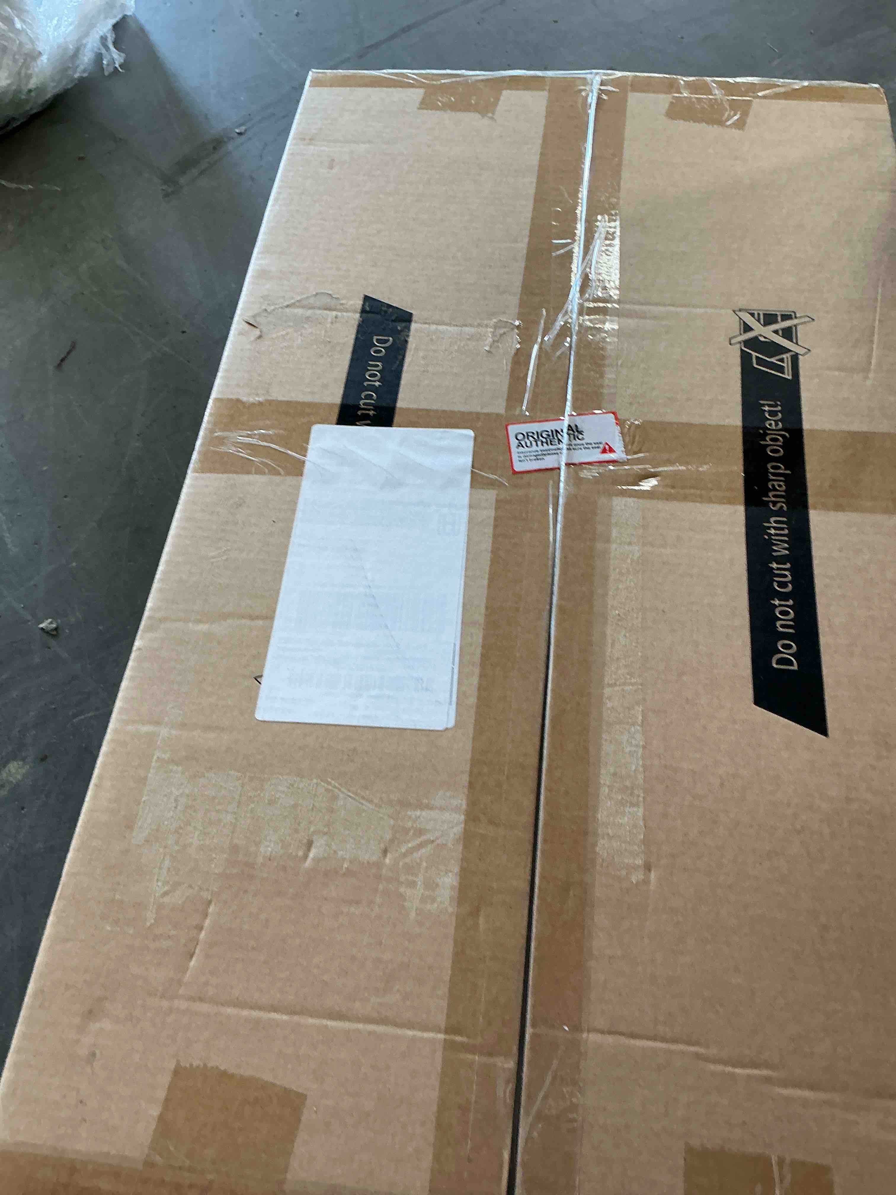 Condition photo showing New/Like New for devoko  all-weather use trashbin with lid, patio resin hideaway trash can with waterproof for backyard, light brown