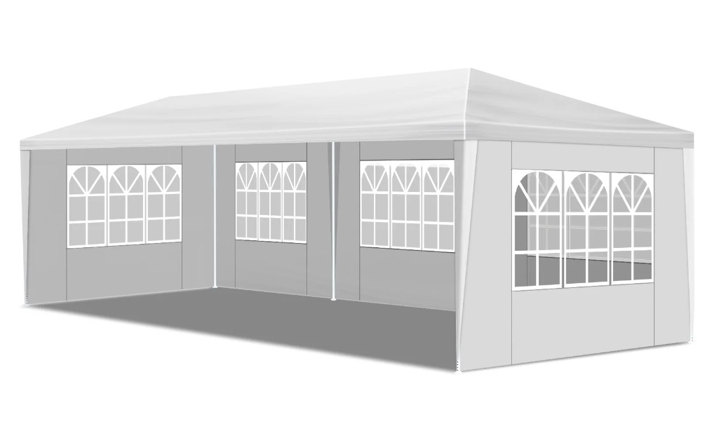 ktaxon 10' x 30' canopy tent with 5 side walls for party wedding camping and bbq