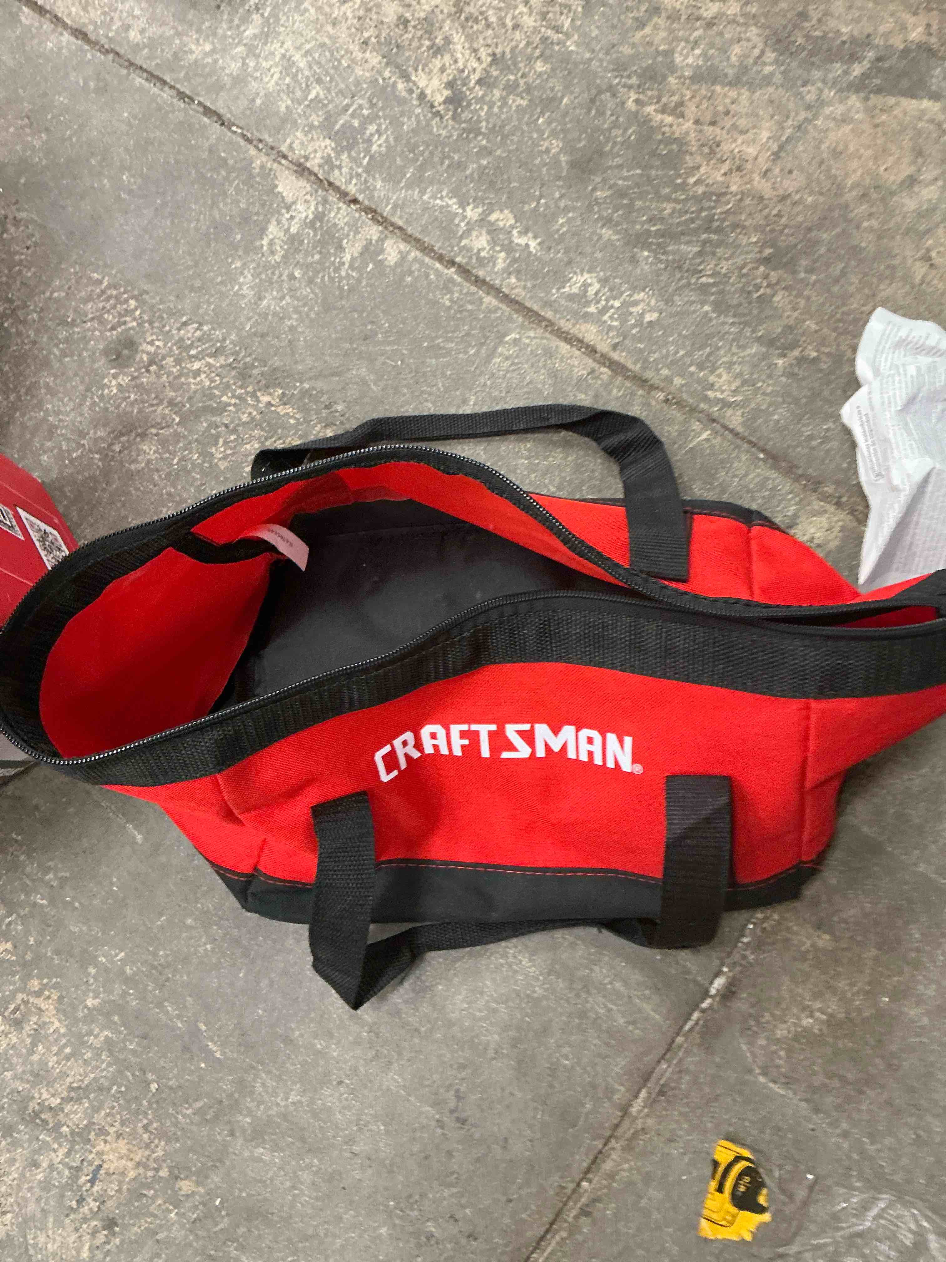 Condition photo showing Good Condition for craftsman tool organizer tool bags, 12" x 9"