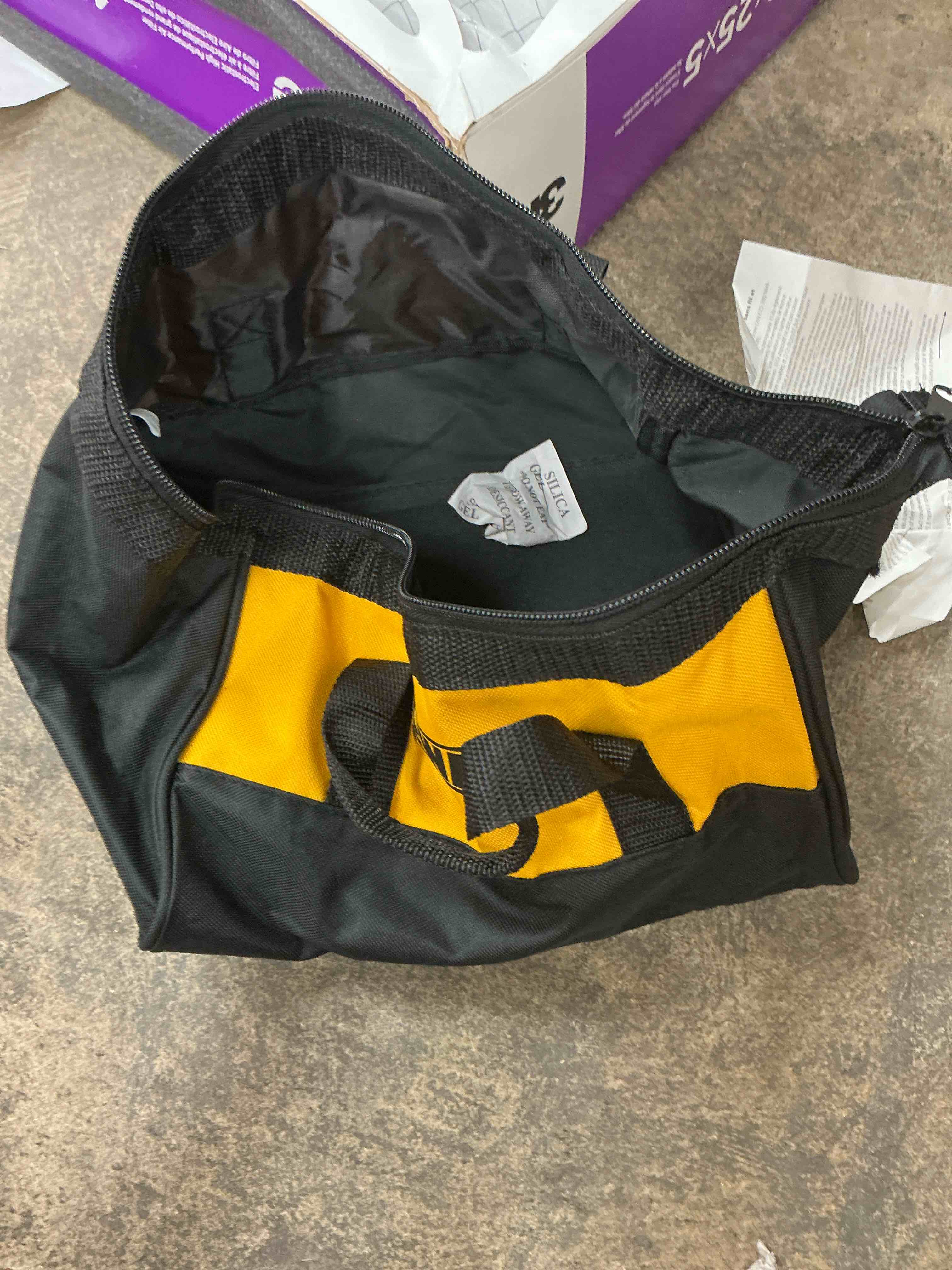 Condition photo showing Good Condition for dewalt bag15dewalt 15" tool bag nylon with zipper closure (single pack)