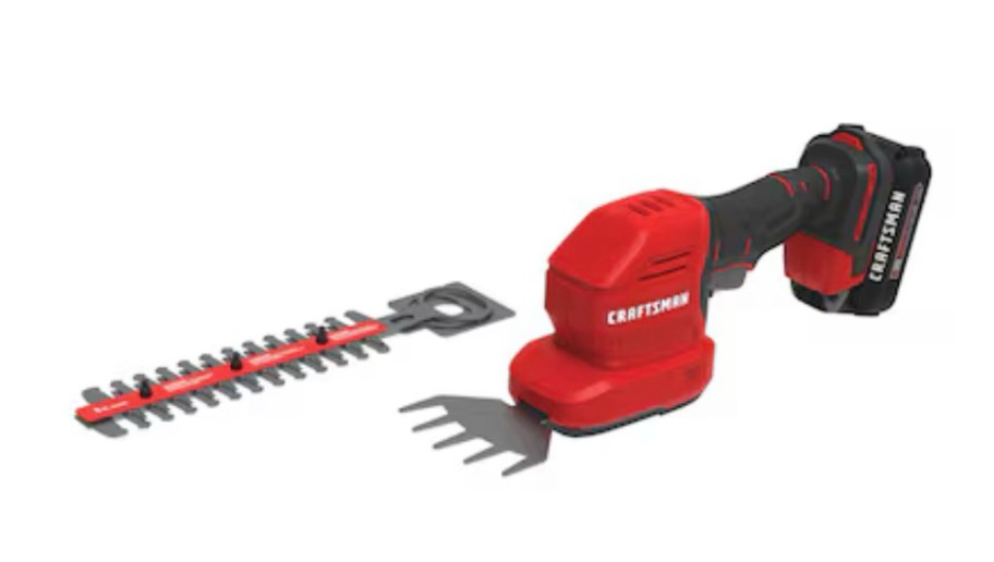 craftsman v20 20-volt max 8-in battery hedge trimmer (( tool and charger only ))