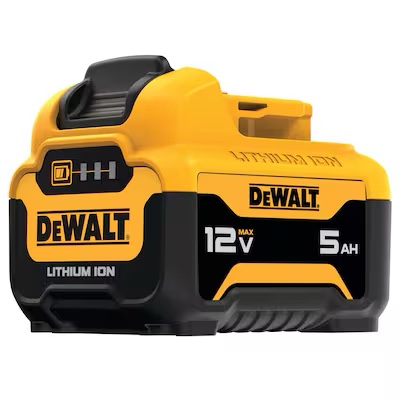 dewalt 12 -volt 1 -pack lithium-ion ( 5 ah battery )